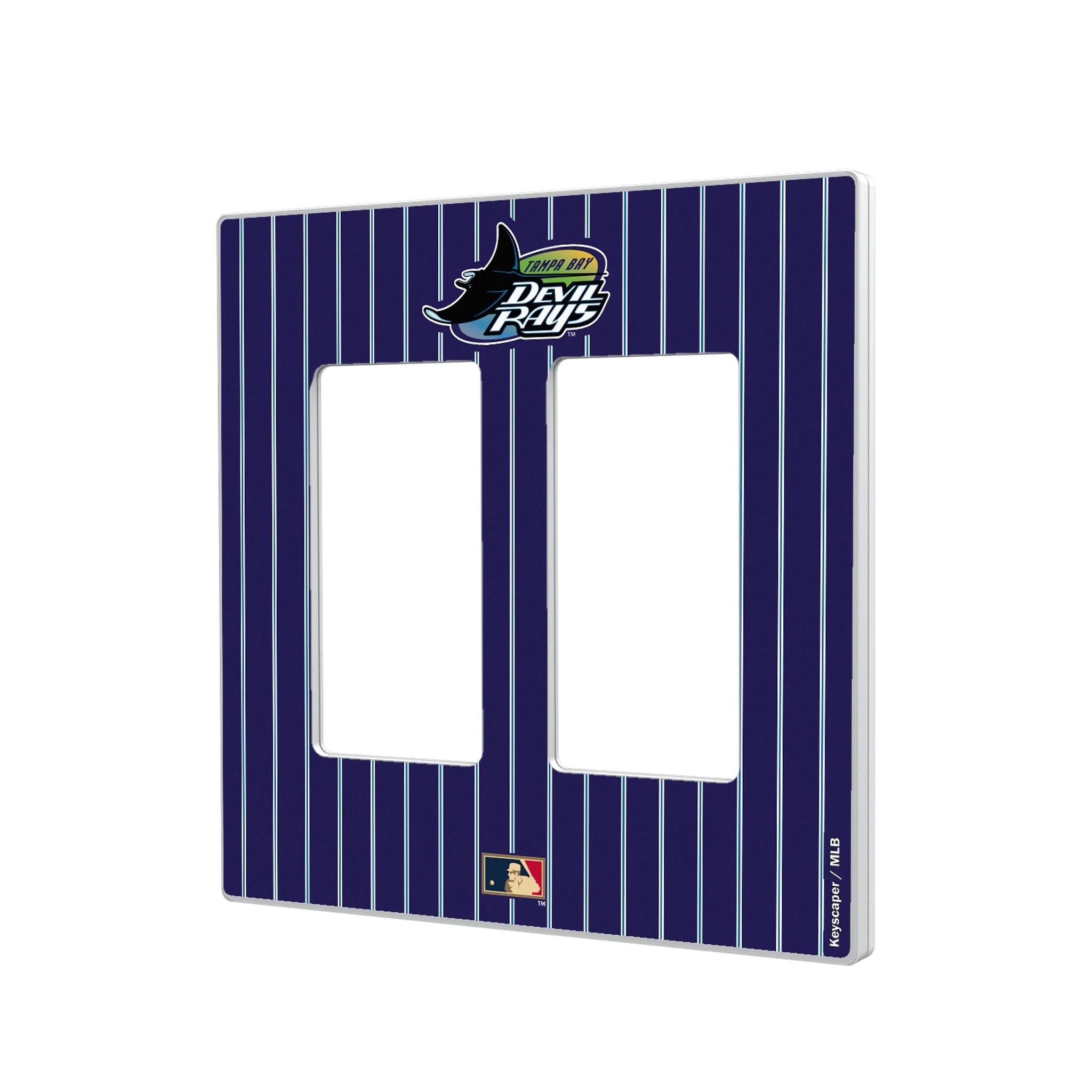 Tampa Bay 1998-2000 - Cooperstown Collection Pinstripe Hidden-Screw Light Switch Plate