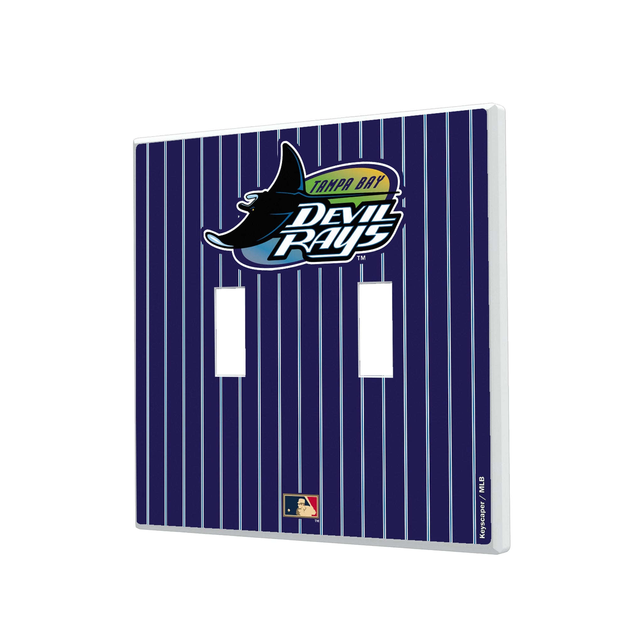 Tampa Bay 1998-2000 - Cooperstown Collection Pinstripe Hidden-Screw Light Switch Plate