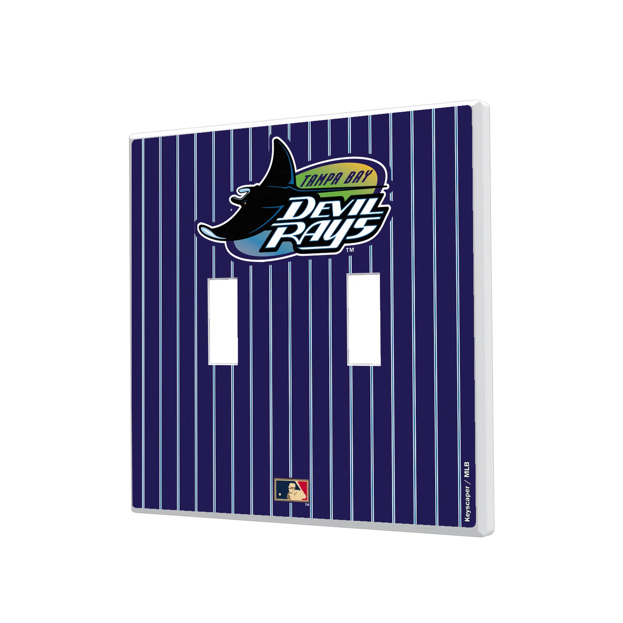 Tampa Bay 1998-2000 - Cooperstown Collection Pinstripe Hidden-Screw Light Switch Plate