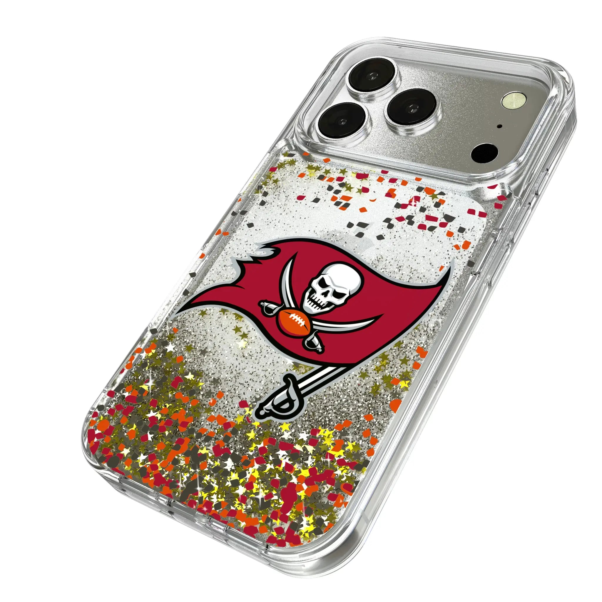 Tampa Bay Buccaneers Confetti Glitter Phone Case