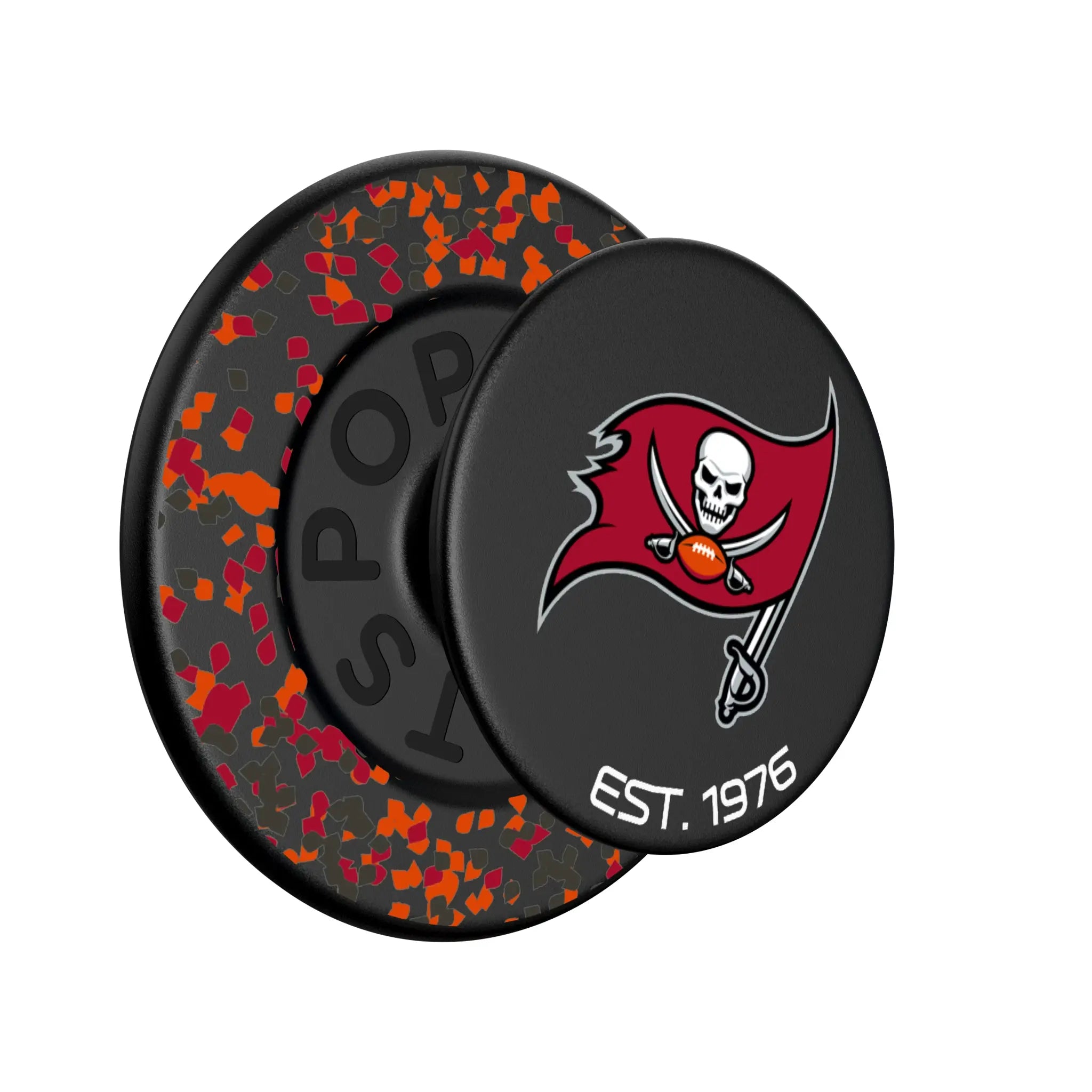 Tampa Bay Buccaneers Confetti PopSockets Magnetic Phone Grip and Stand