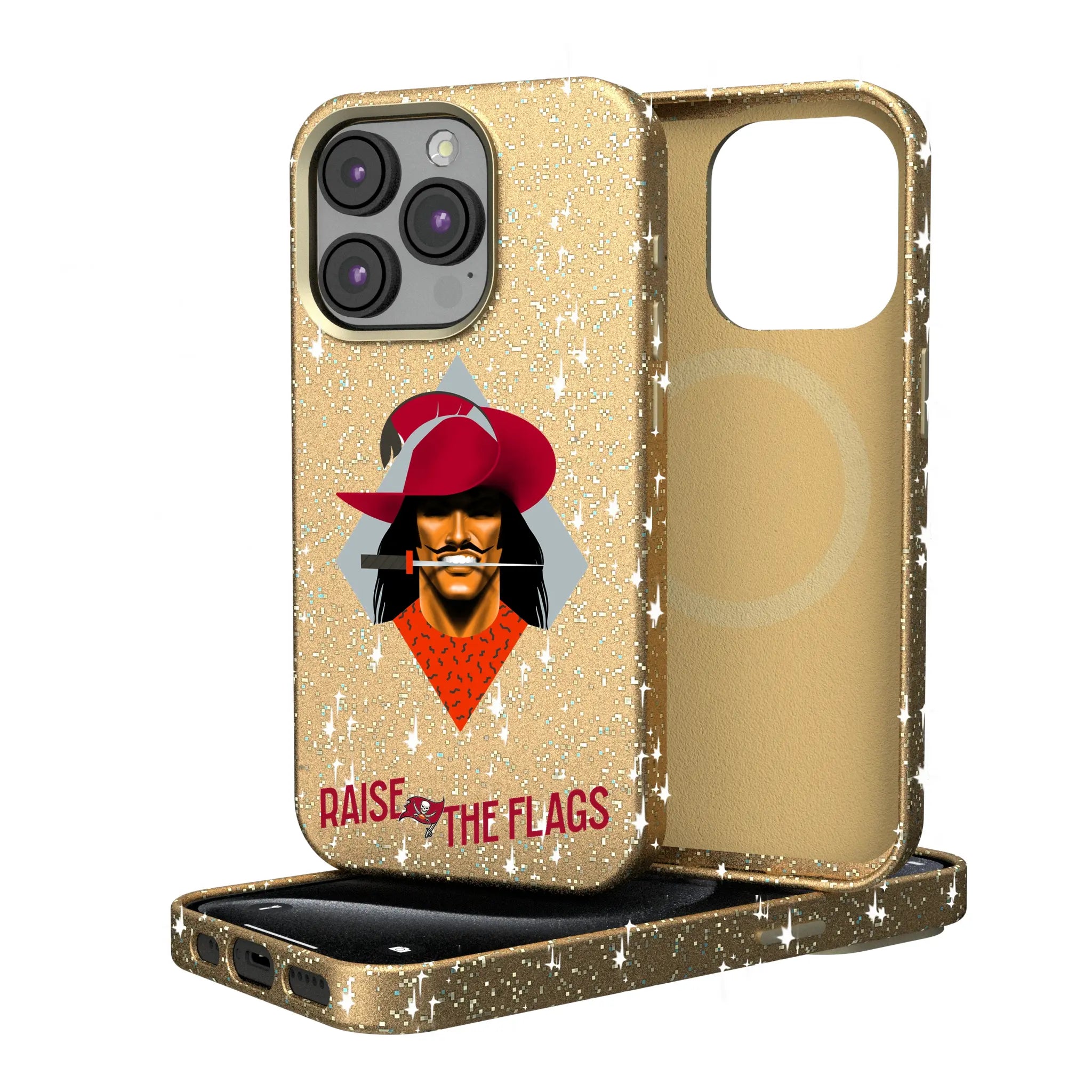 Tampa Bay Buccaneers 2024 Illustrated Limited Edition Bling Phone Case