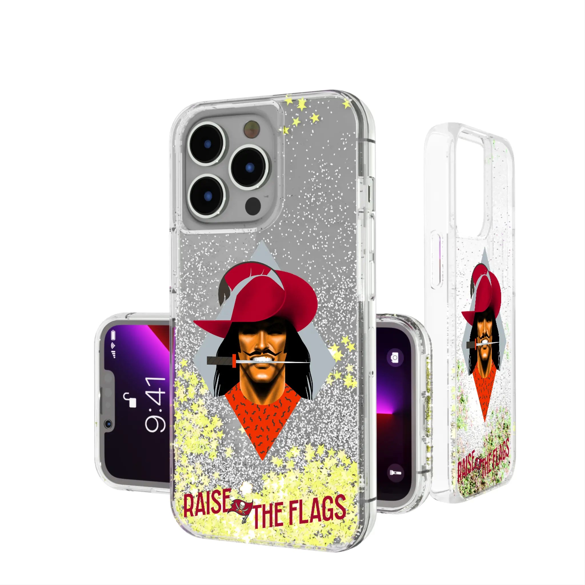 Tampa Bay Buccaneers 2024 Illustrated Limited Edition Glitter Phone Case
