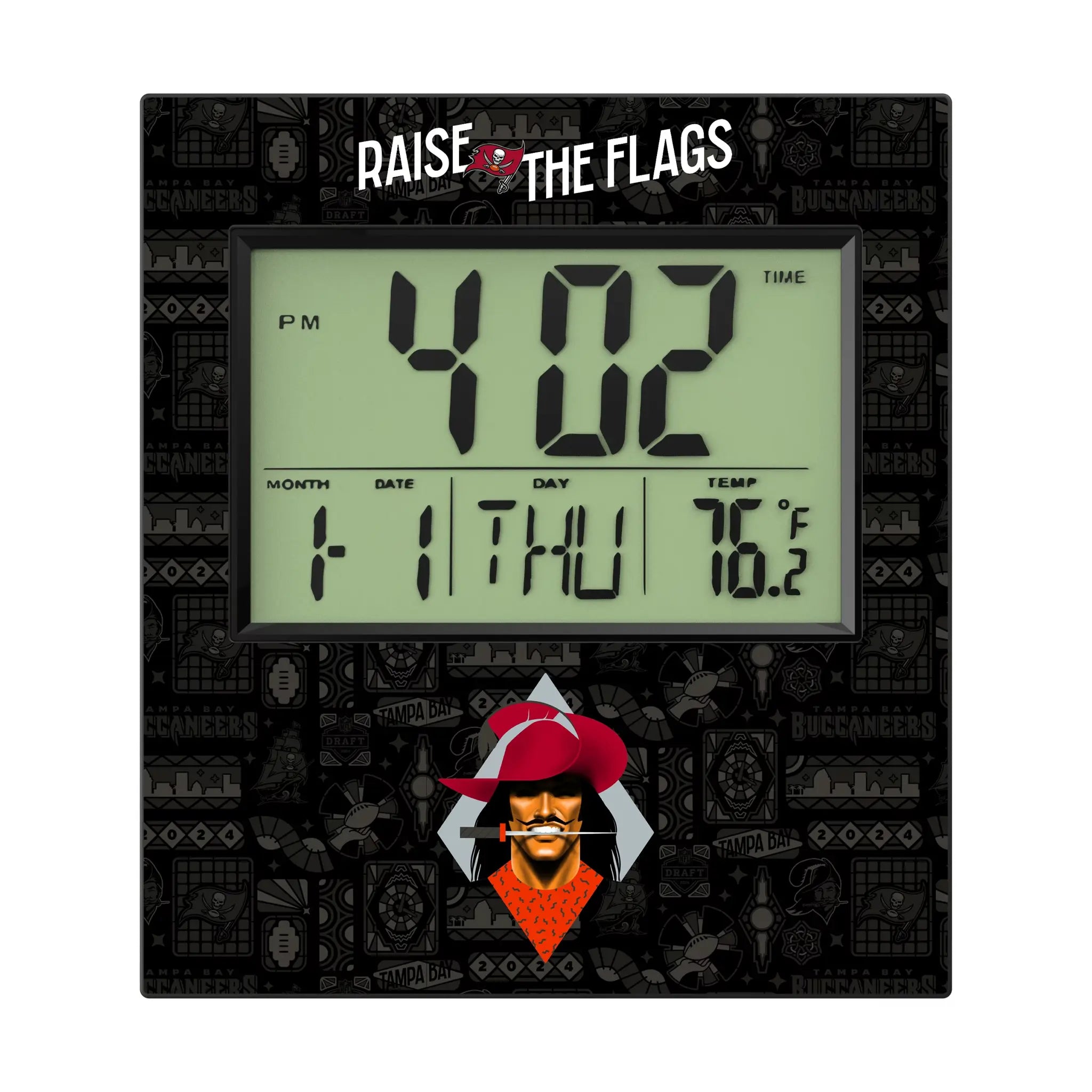 Tampa Bay Buccaneers 2024 Edition Wall Clock