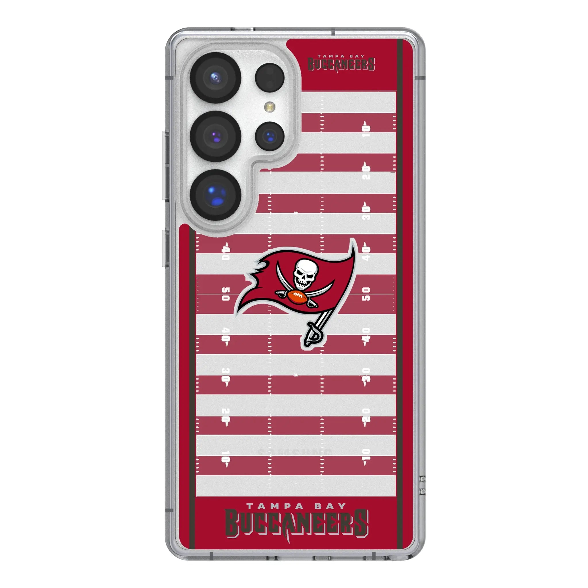 Tampa Bay Buccaneers Field Clear Phone Case for Samsung Galaxy
