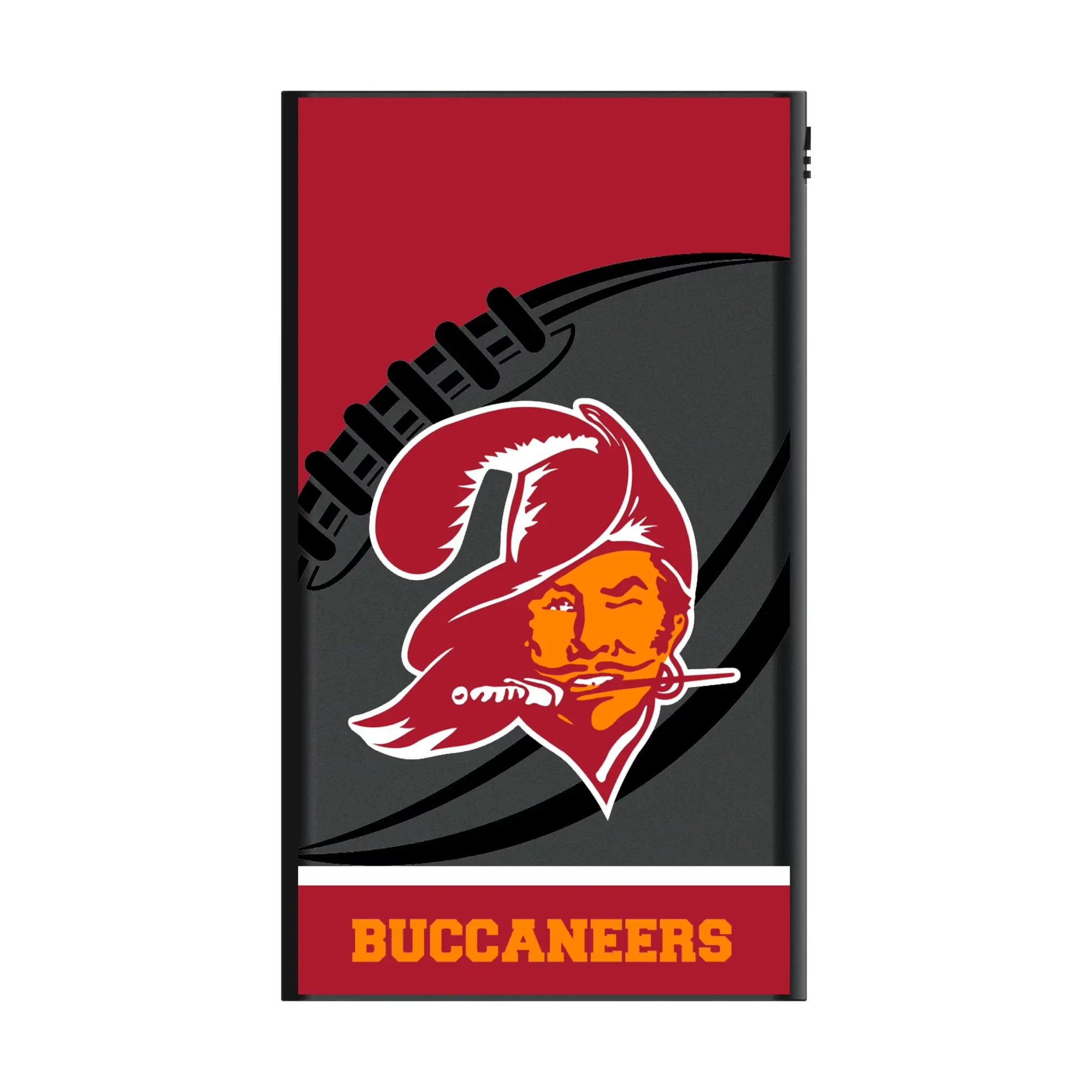 Tampa Bay Buccaneers Historic Collection Passtime 5000mAh Flat Powerbank
