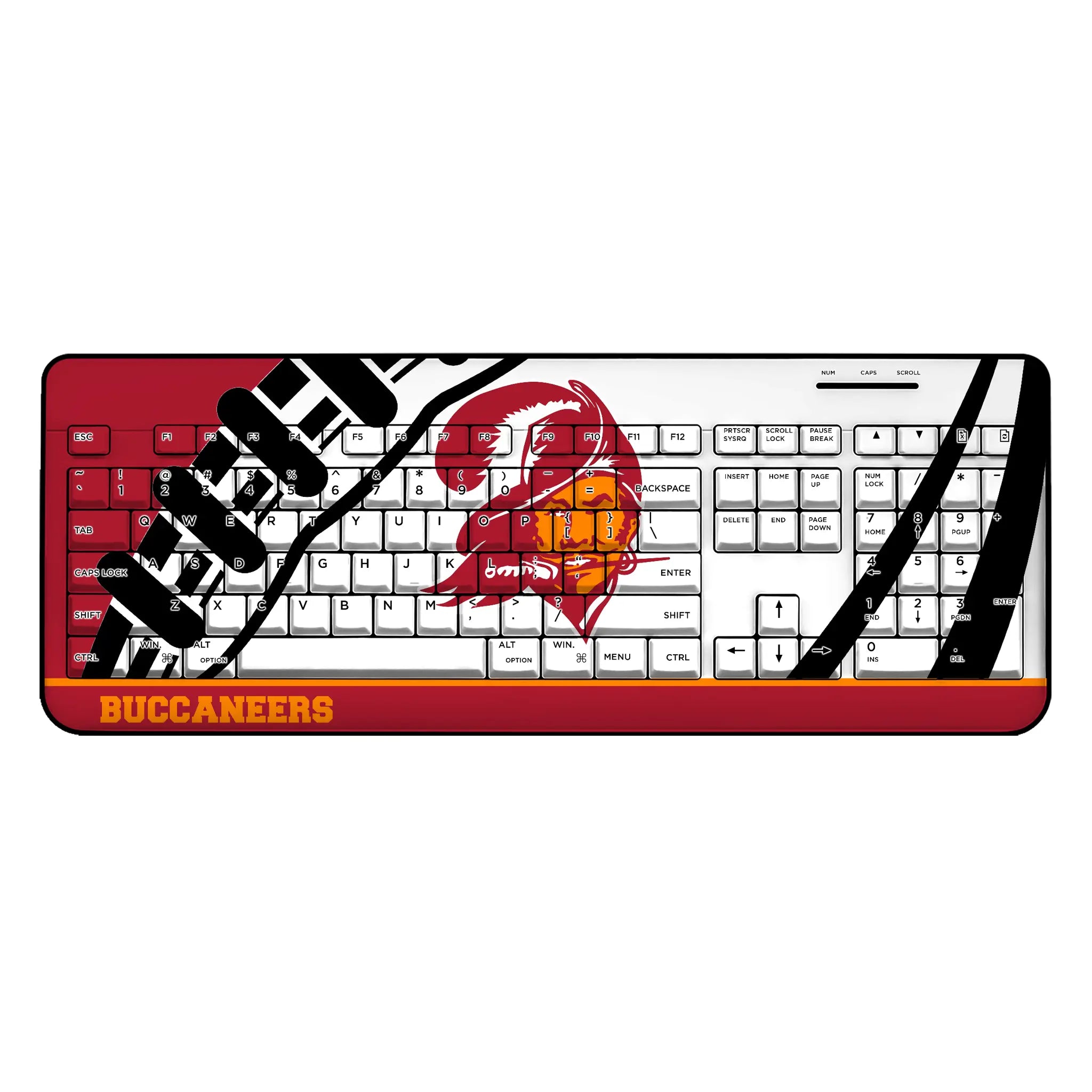 Tampa Bay Buccaneers Historic Collection Passtime Wireless USB Keyboard