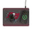 Tampa Bay Buccaneers Linen 15-Watt Wireless Charger and Mouse Pad