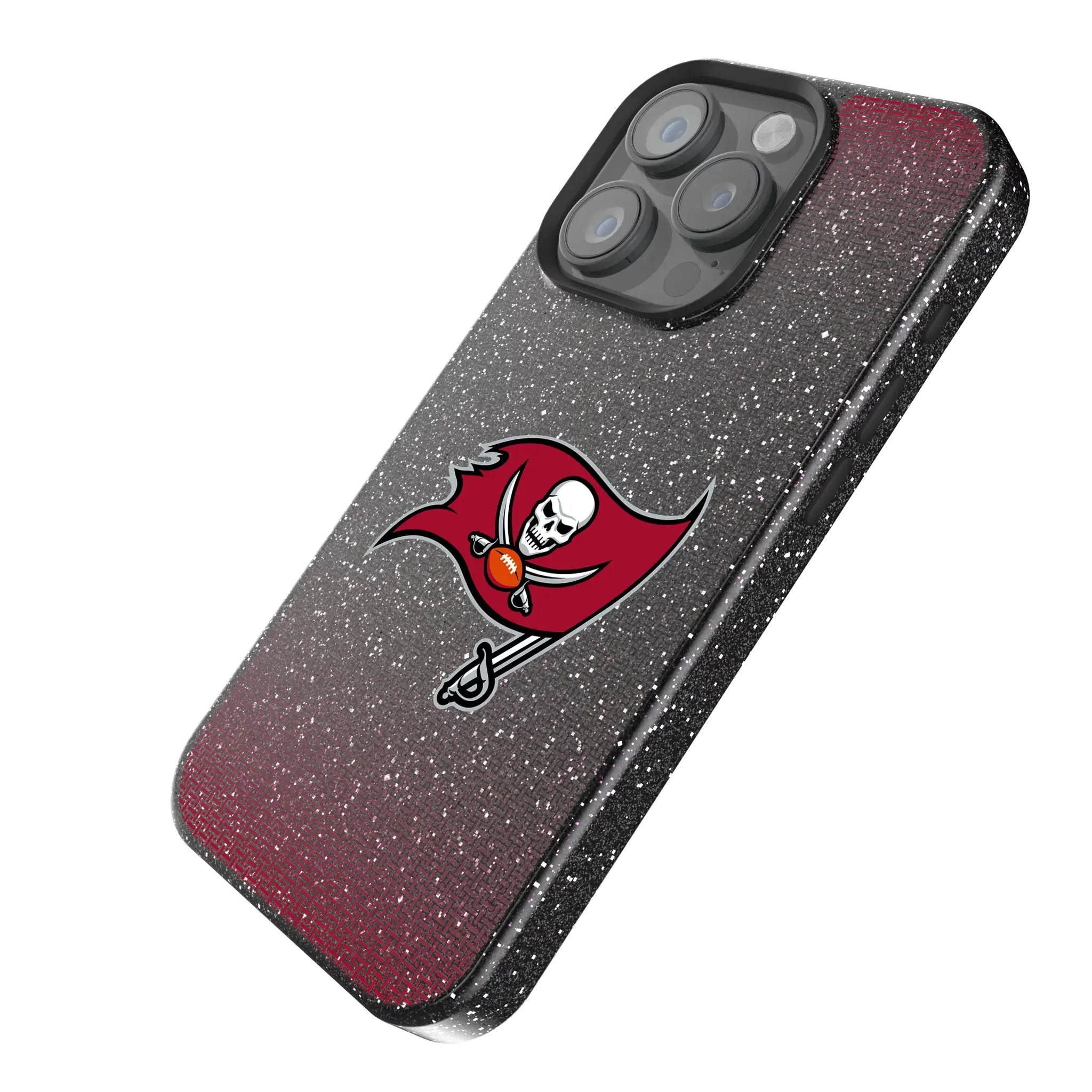 Tampa Bay Buccaneers Linen Bling Phone Case for Apple iPhone