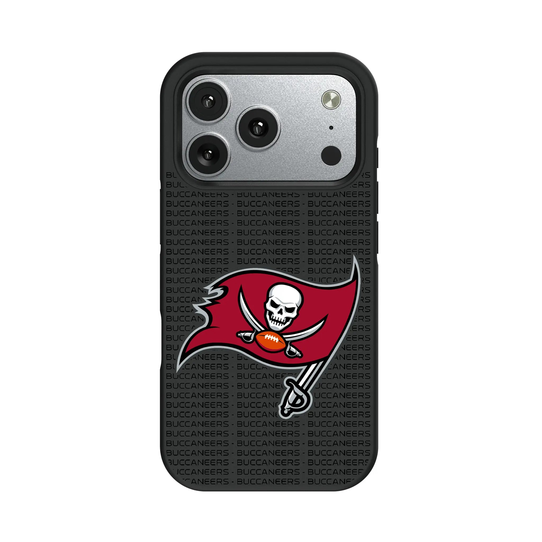 Tampa Bay Buccaneers Text Backdrop Bump Phone Case