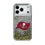 Tampa Bay Buccaneers Text Backdrop Glitter Phone Case