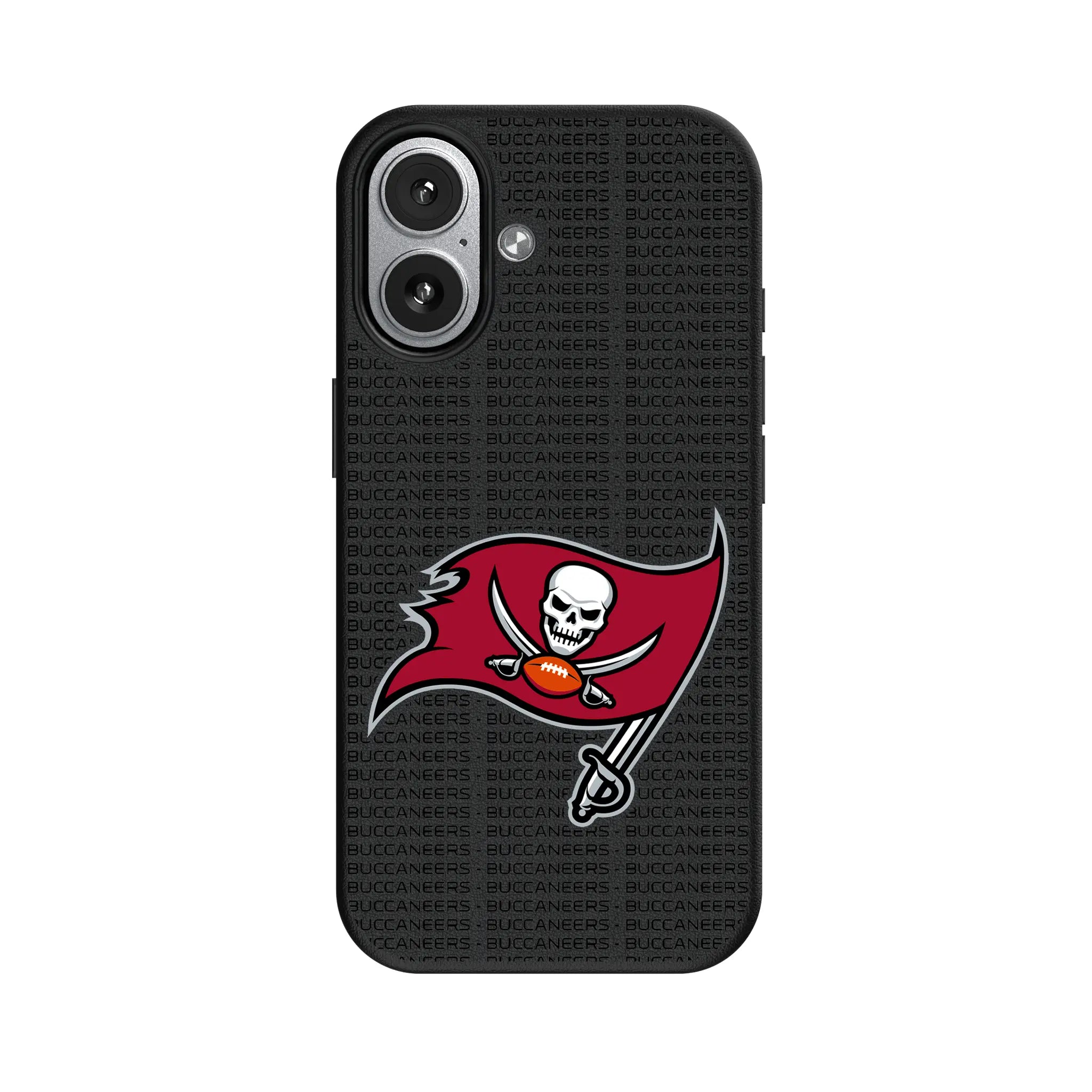 Tampa Bay Buccaneers Text Backdrop MagSafe Compatible Phone Case for Apple iPhone