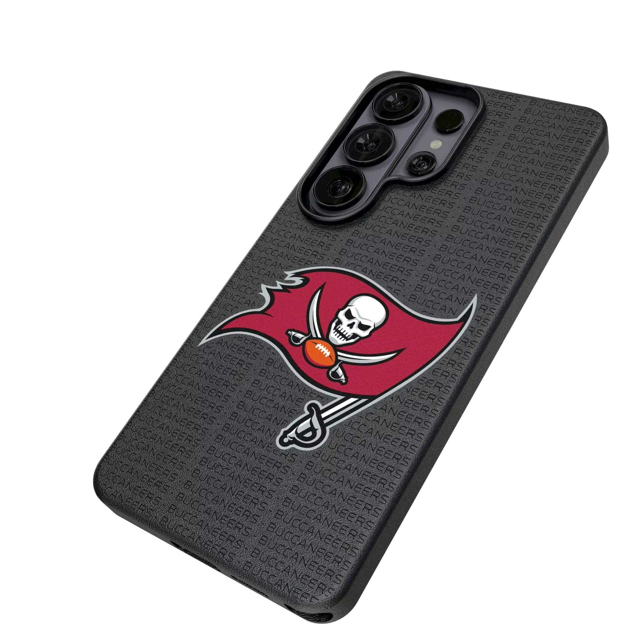 Tampa Bay Buccaneers Text Backdrop MagSafe Compatible Phone Case for Samsung Galaxy