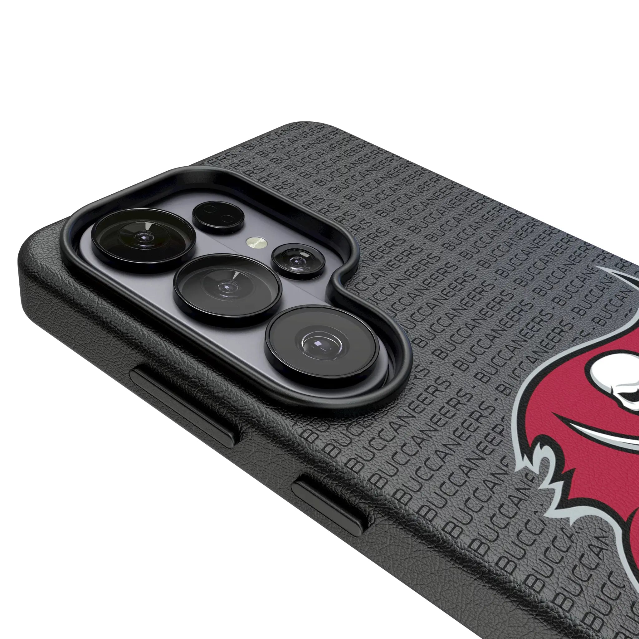 Tampa Bay Buccaneers Text Backdrop MagSafe Compatible Phone Case for Samsung Galaxy