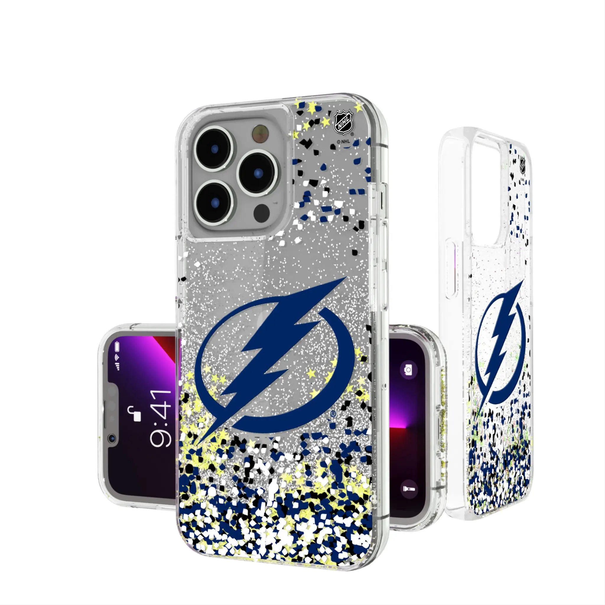 Tampa Bay Lightning Confetti Glitter Phone Case