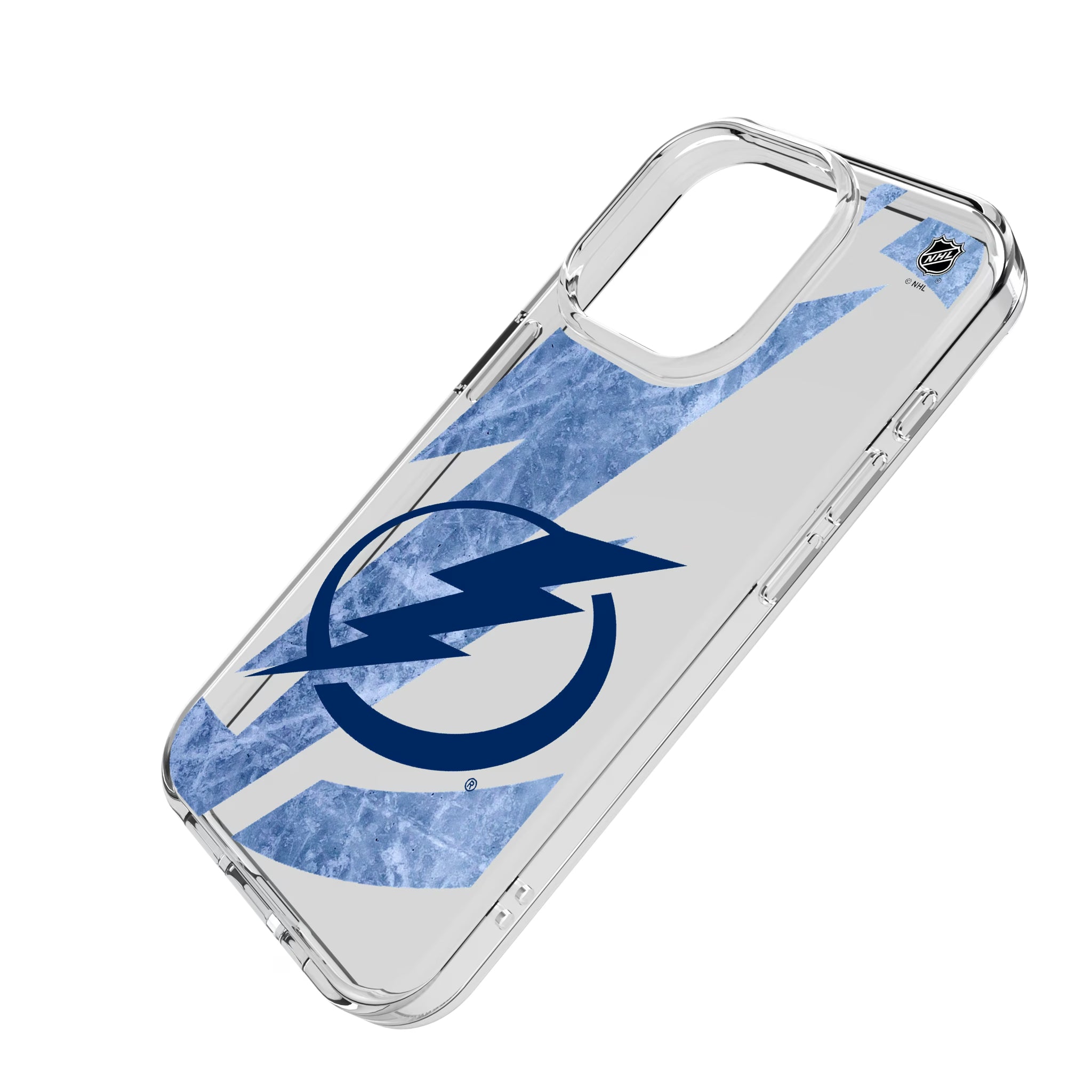 Tampa Bay Lightning Ice Tilt Clear Phone Case for Apple iPhone - Sports Gifts, Sports Memorabilia, Sports Collectibles, Fan Shop