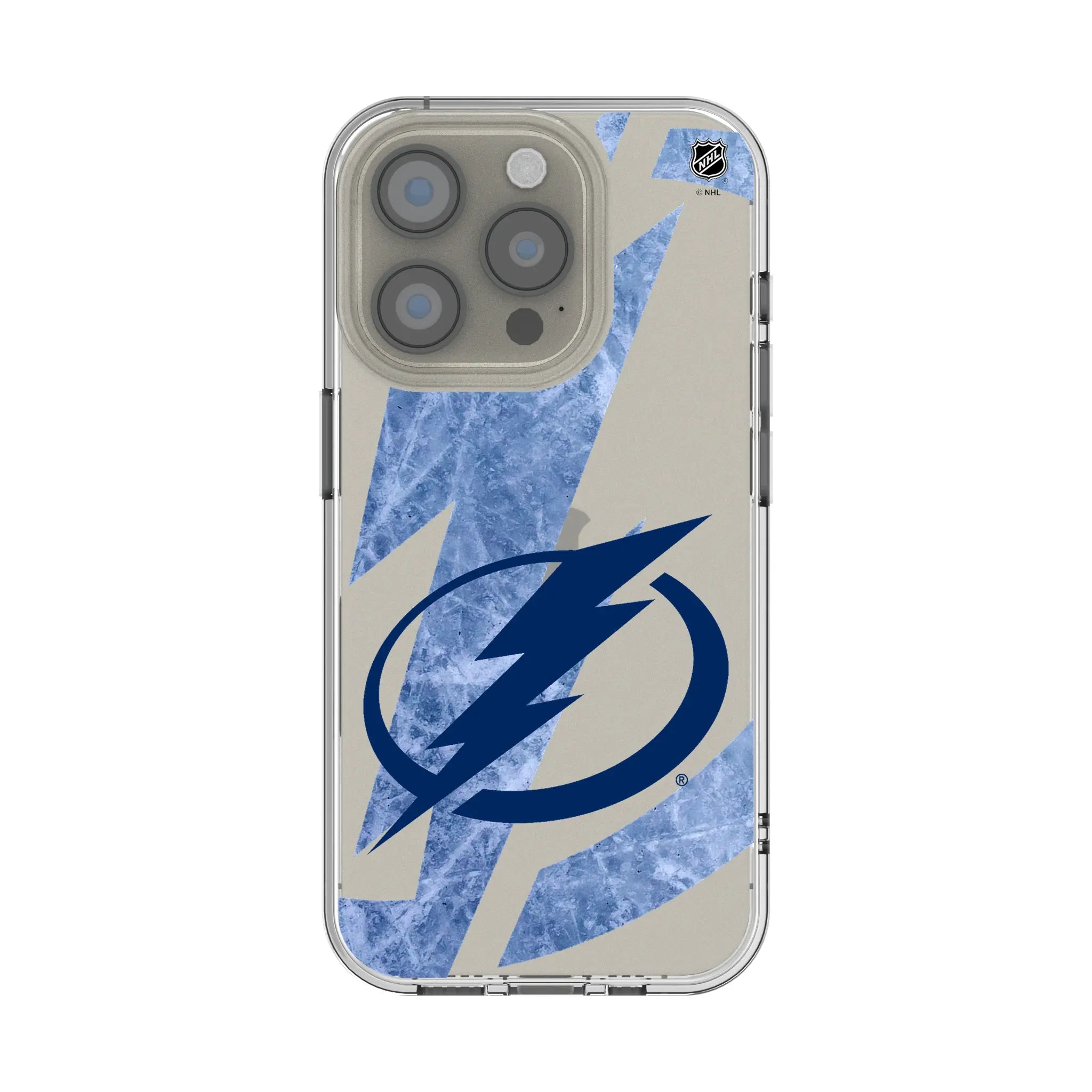 Tampa Bay Lightning Ice Tilt Clear Phone Case for Apple iPhone