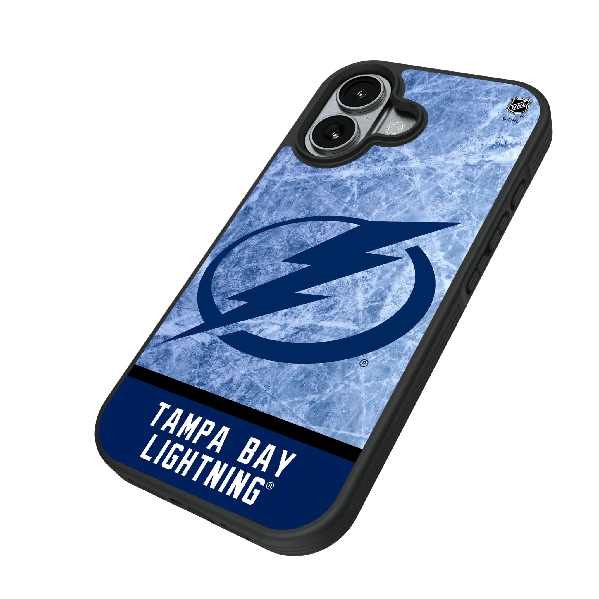 Tampa Bay Lightning Ice Wordmark Bump Phone Case