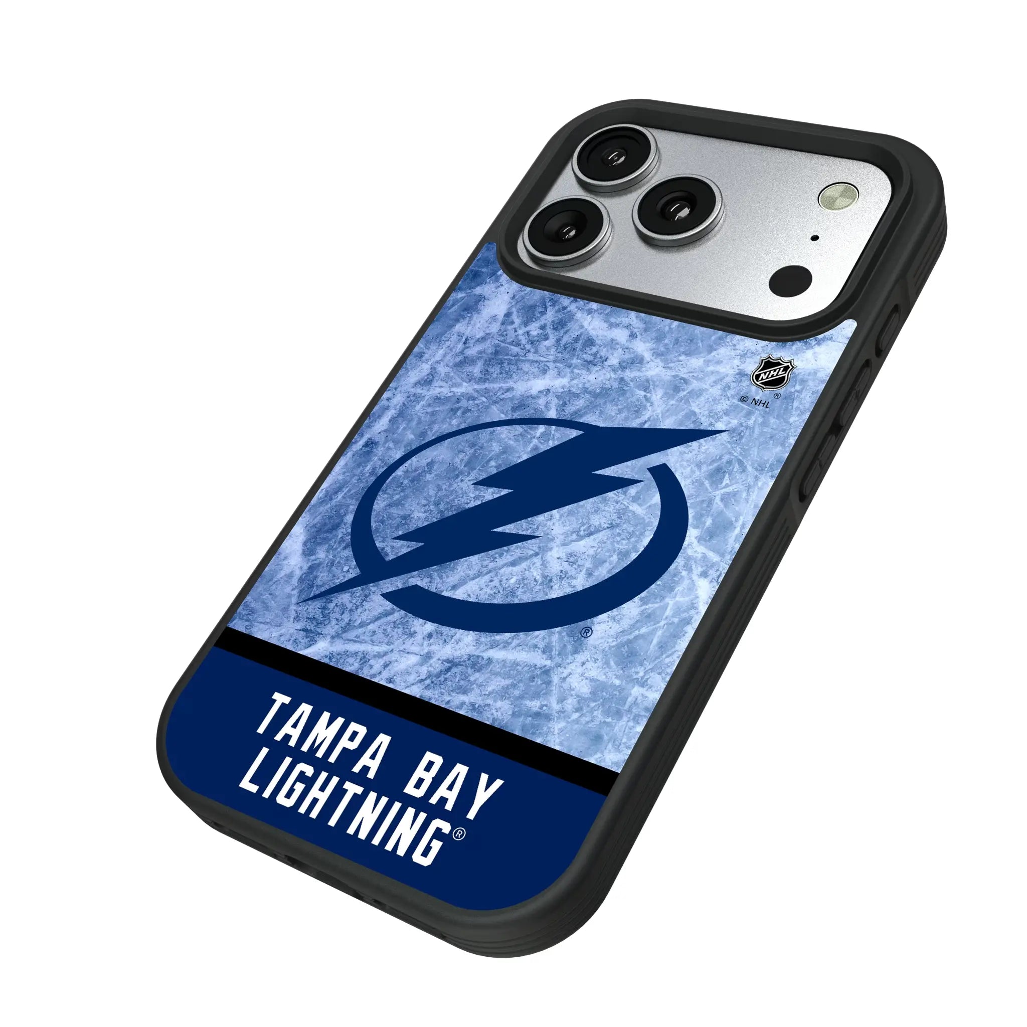 Tampa Bay Lightning Ice Wordmark Bump Phone Case