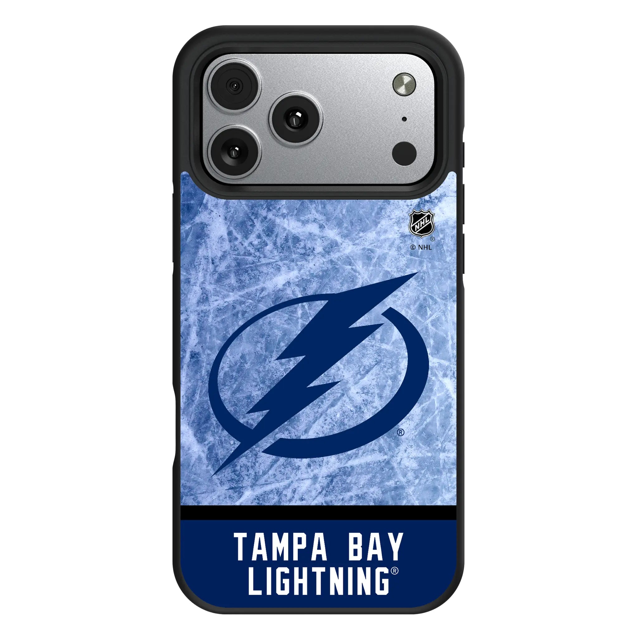 Tampa Bay Lightning Ice Wordmark Bump Phone Case