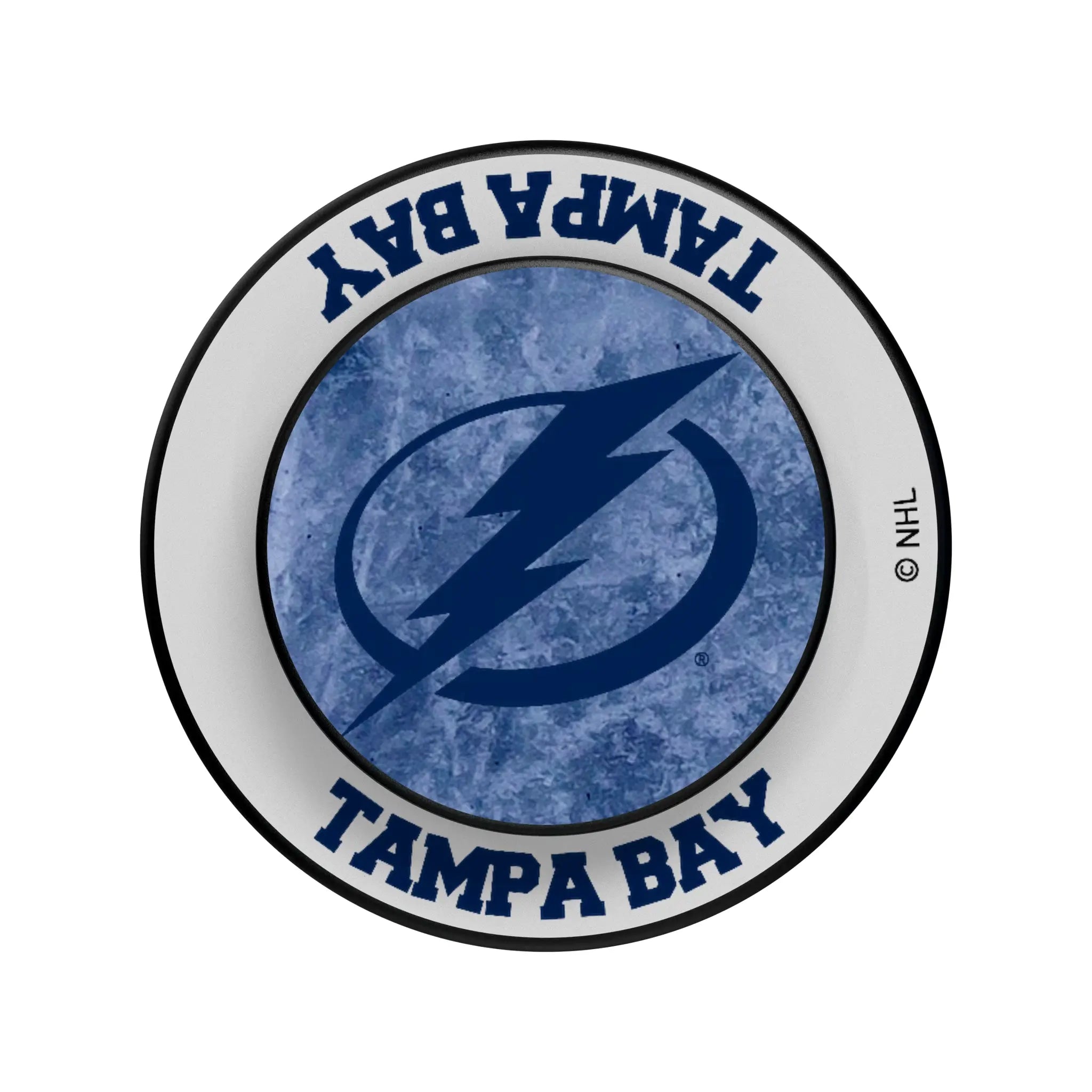 Tampa Bay Lightning Ice Wordmark PopSockets Magnetic Phone Grip and Stand