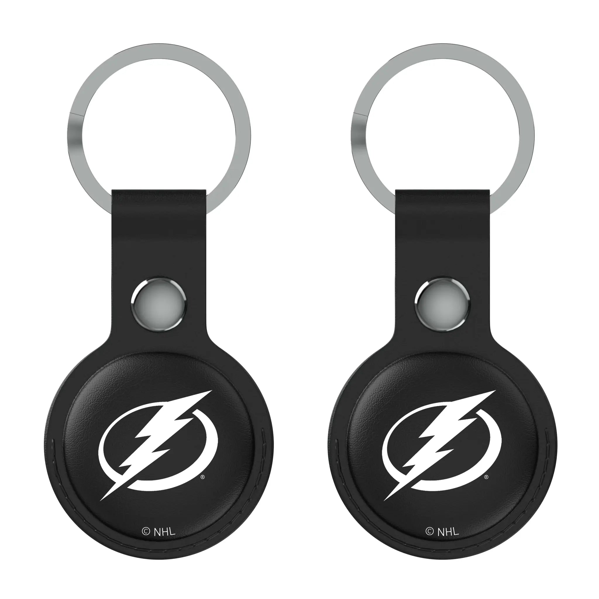 Tampa Bay Lightning Insignia Black Airtag Holder 2-Pack
