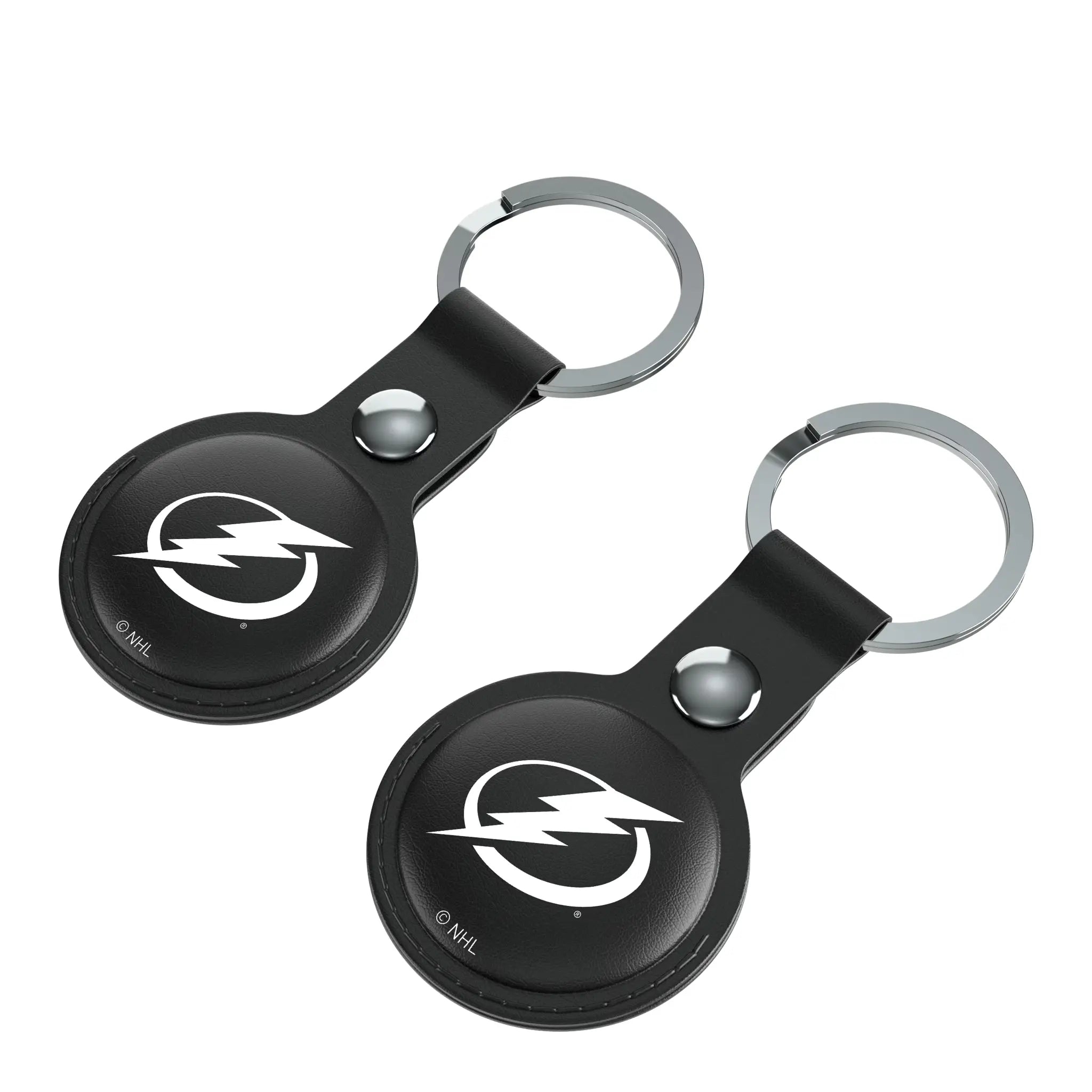 Tampa Bay Lightning Insignia Black Airtag Holder 2-Pack