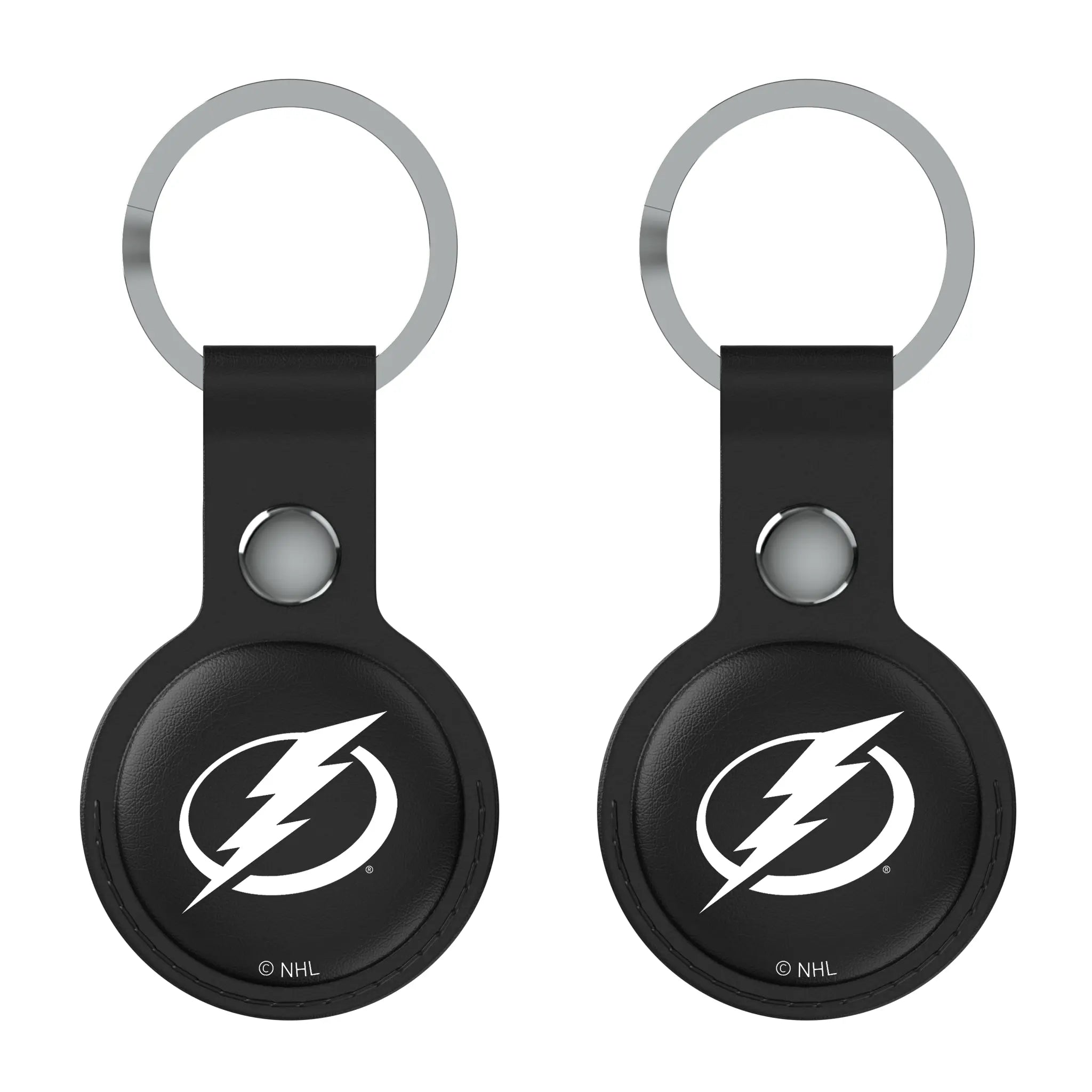 Tampa Bay Lightning Insignia Black Airtag Holder 2-Pack