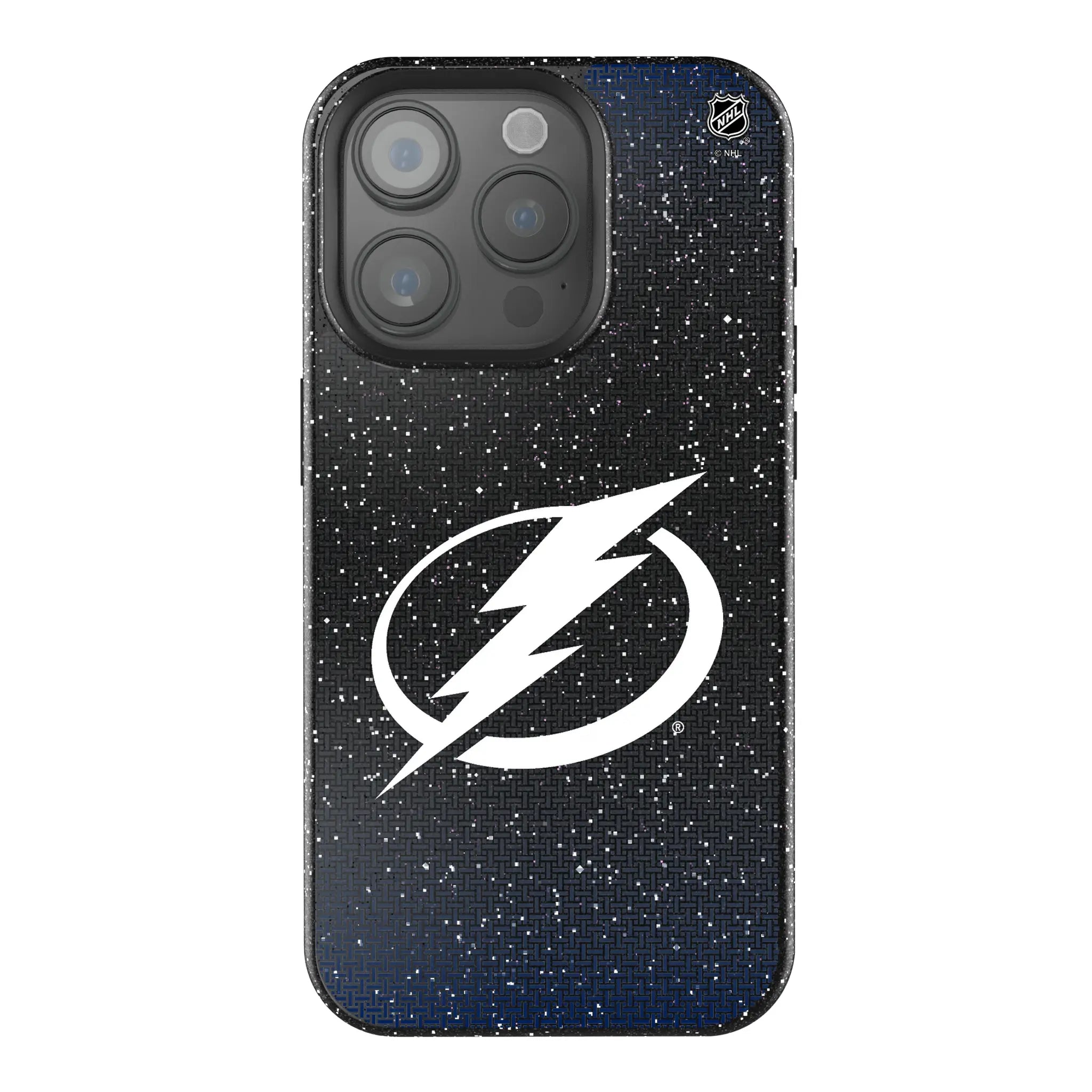 Tampa Bay Lightning Linen Bling Phone Case for Apple iPhone