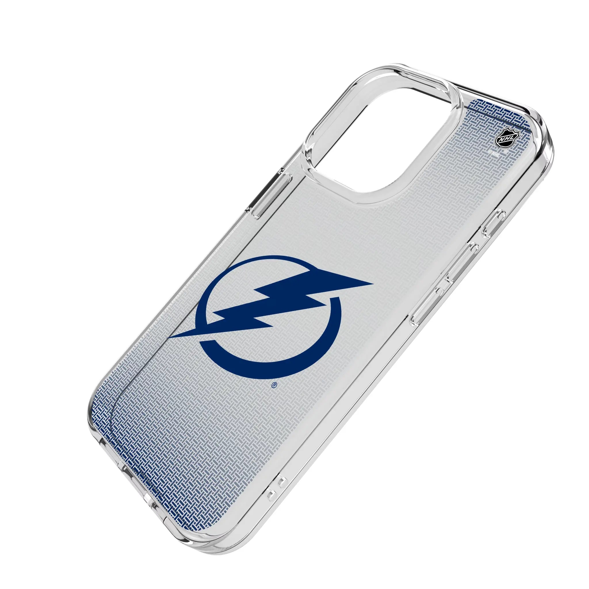 Tampa Bay Lightning Linen Clear Phone Case for Apple iPhone