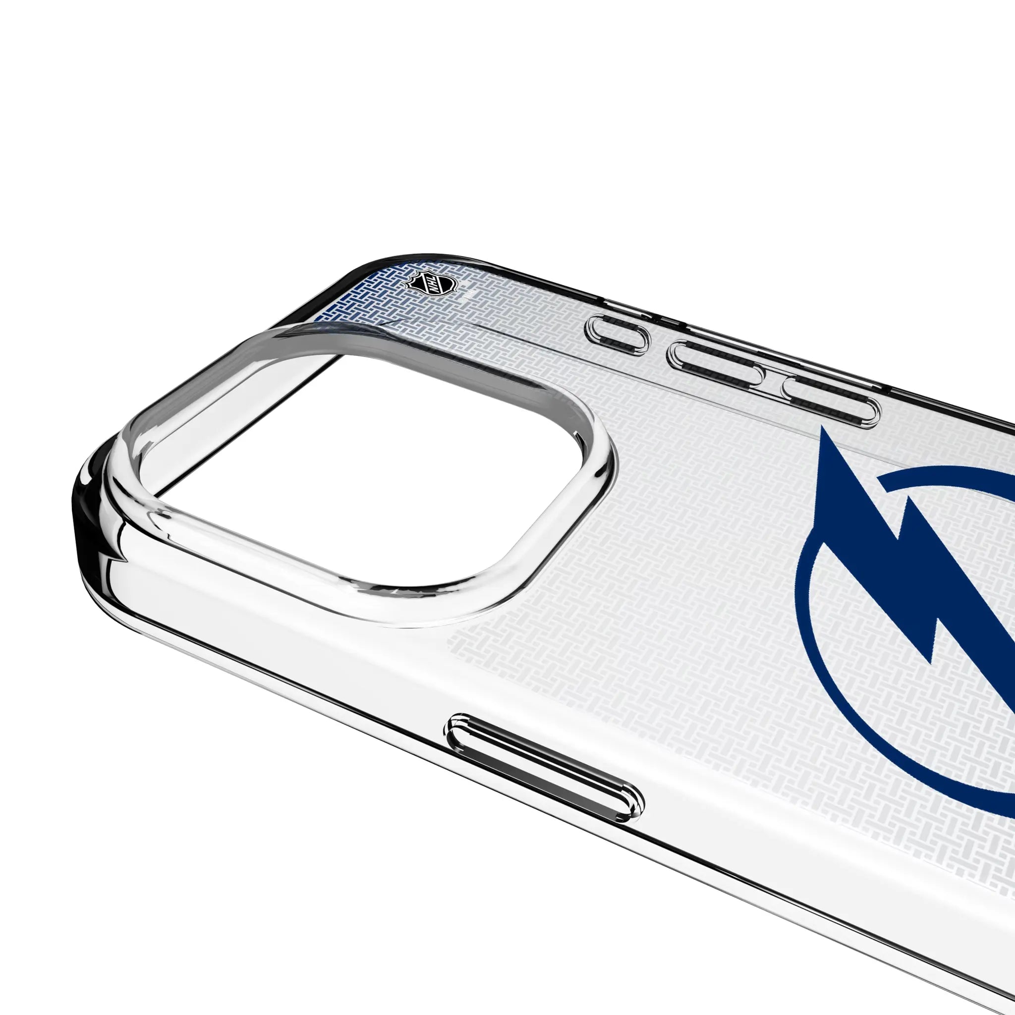 Tampa Bay Lightning Linen Clear Phone Case for Apple iPhone