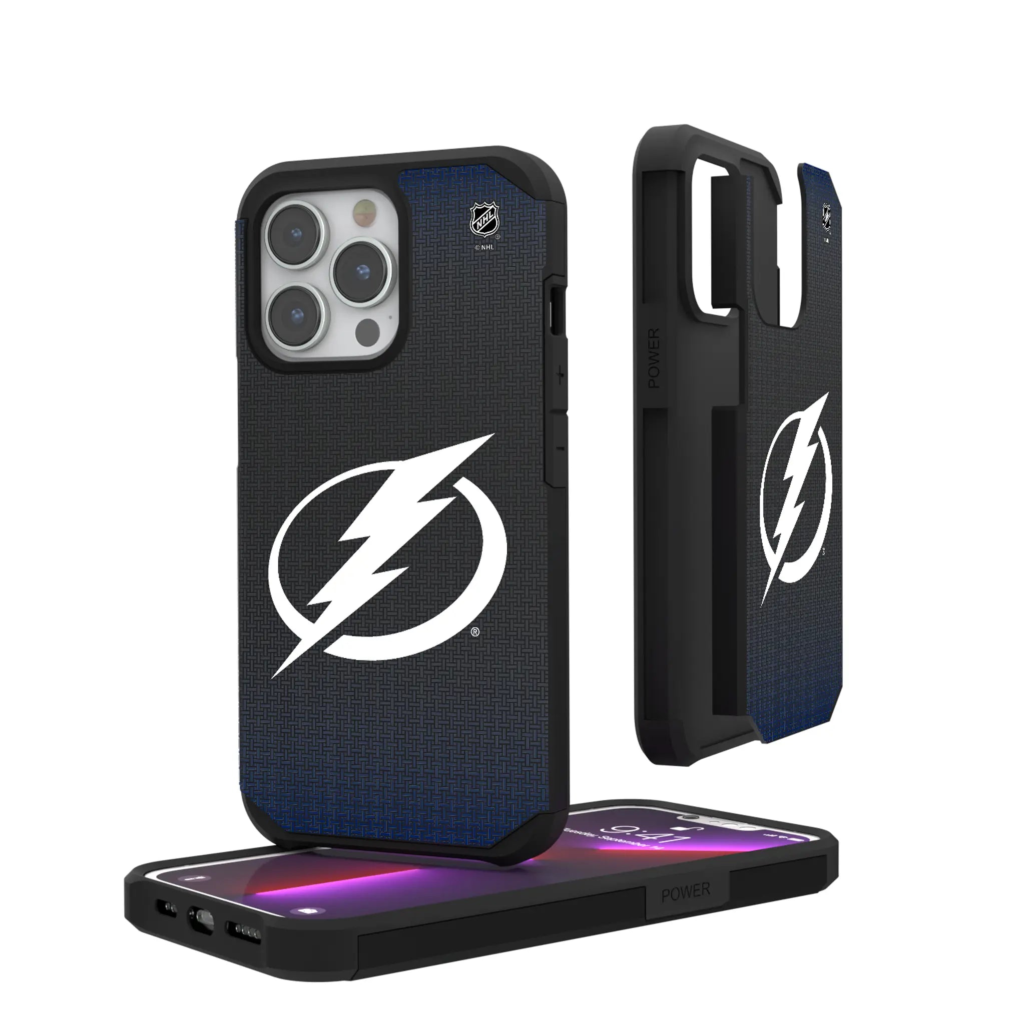 Tampa Bay Lightning Linen Rugged Phone Case