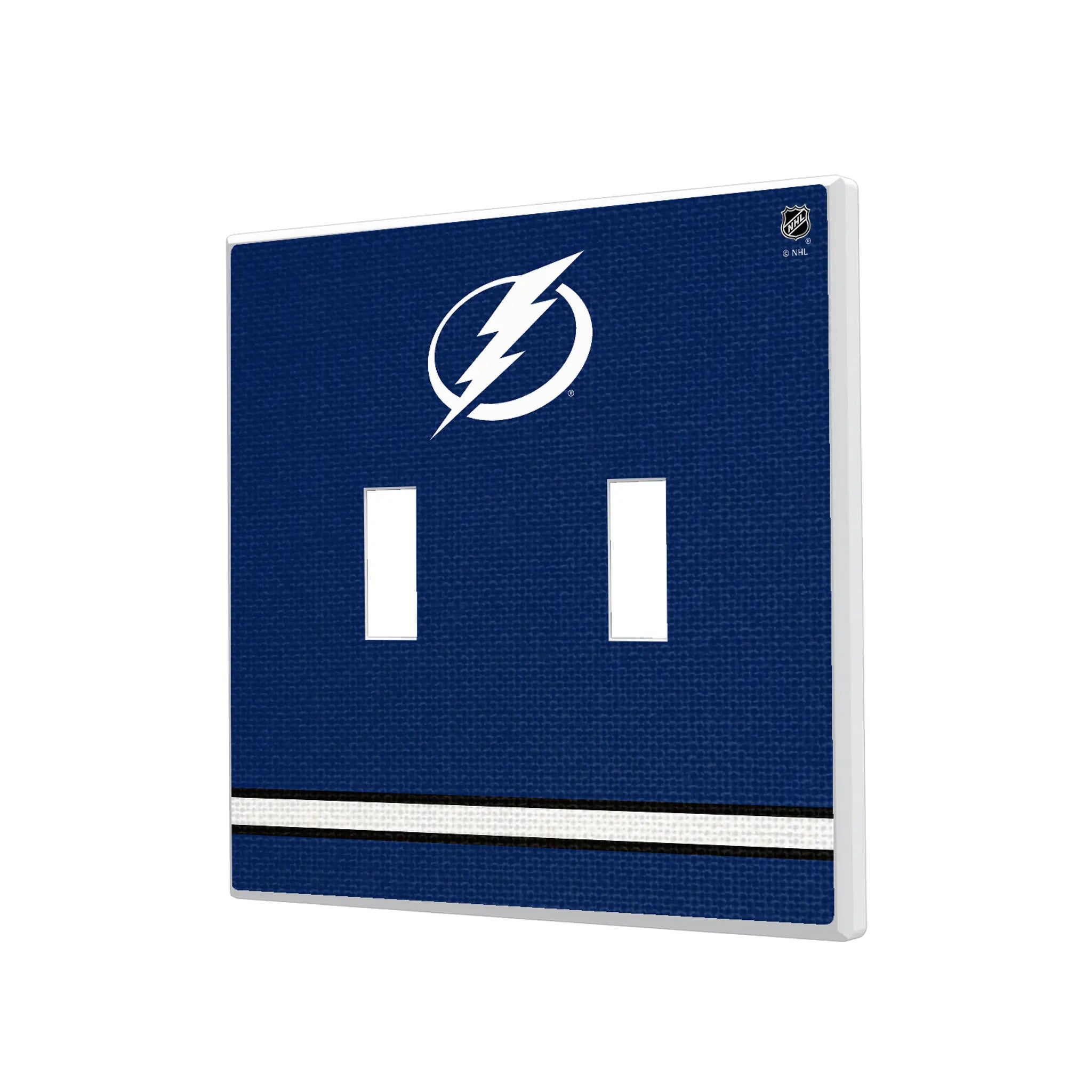 Tampa Bay Lightning Stripe Hidden-Screw Light Switch Plate