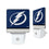 Tampa Bay Lightning Stripe Night Light 2-Pack