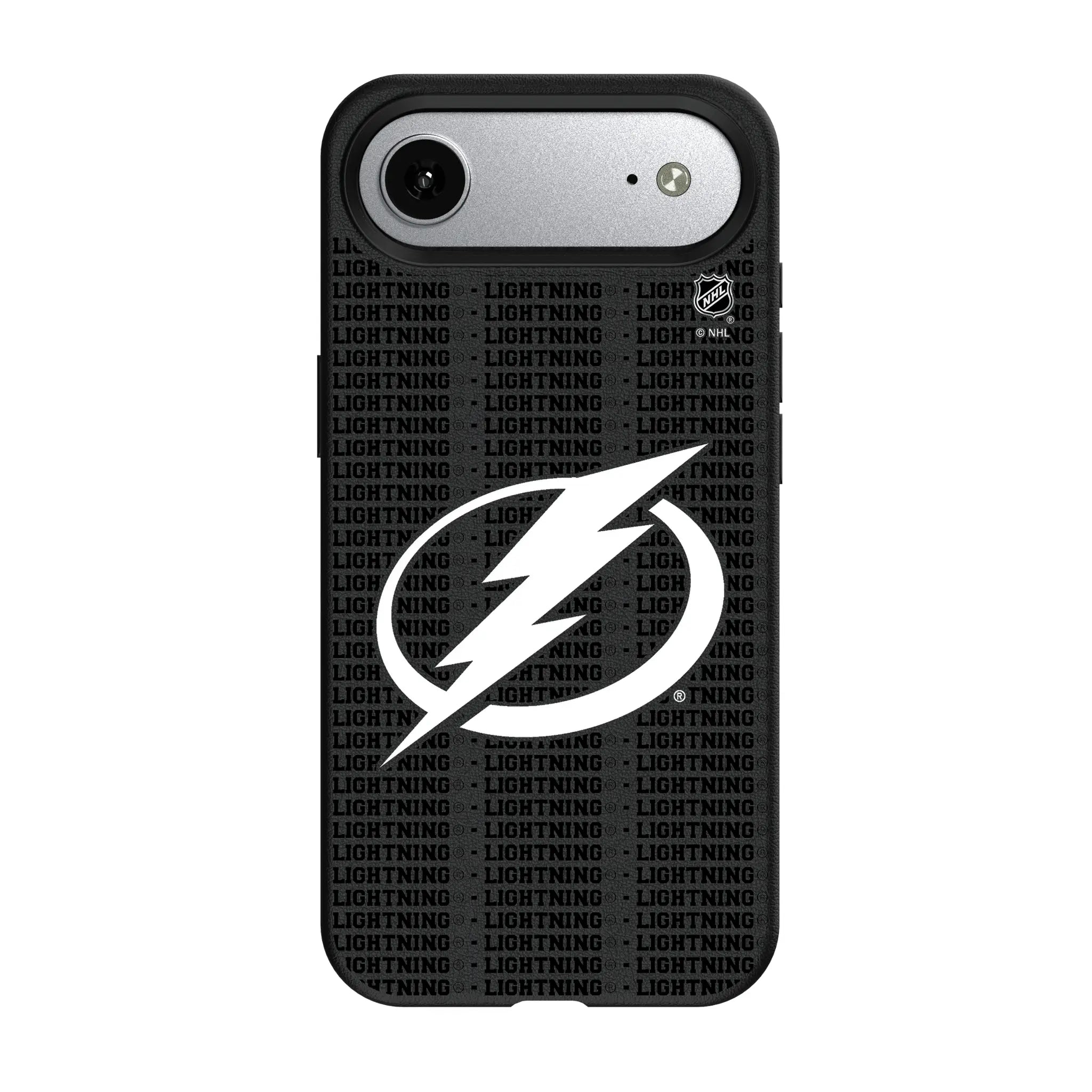 Tampa Bay Lightning Text Backdrop MagSafe Compatible Phone Case for Apple iPhone
