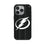 Tampa Bay Lightning Text Backdrop MagSafe Compatible Phone Case for Apple iPhone