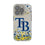 Tampa Bay Rays Confetti Clear Phone Case for Apple iPhone