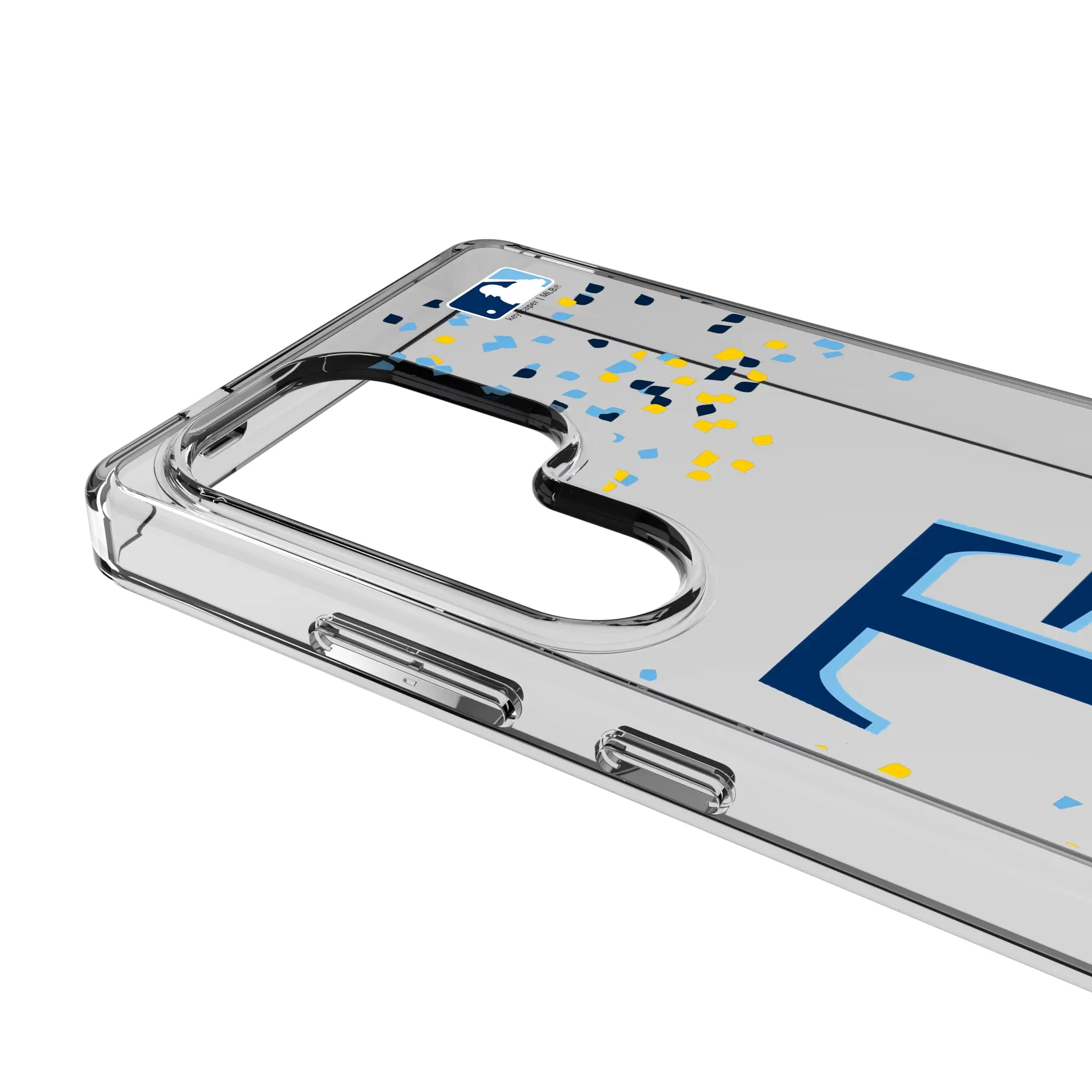 Tampa Bay Rays Confetti Clear Phone Case for Samsung Galaxy