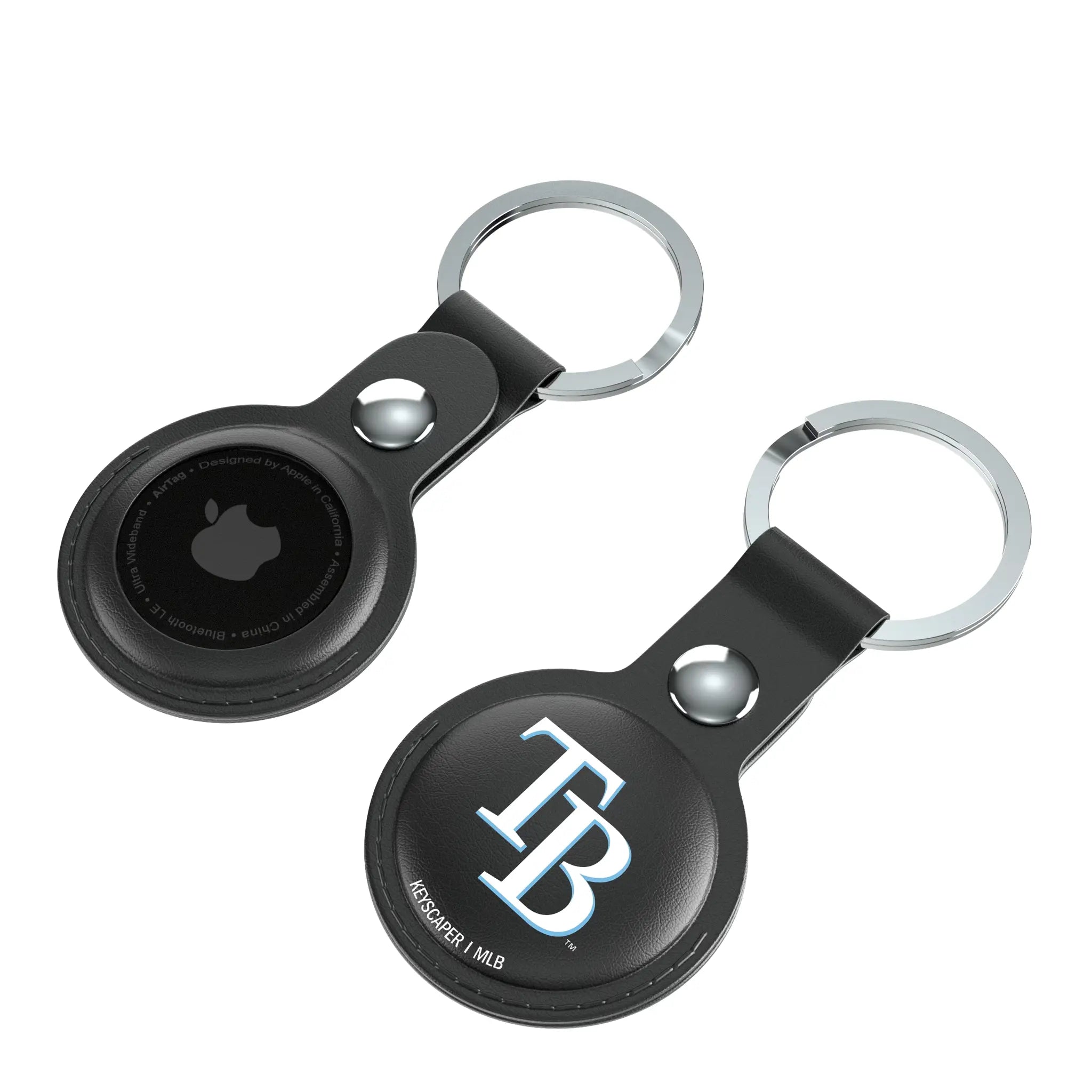 Tampa Bay Rays Insignia Black Airtag Holder 2-Pack