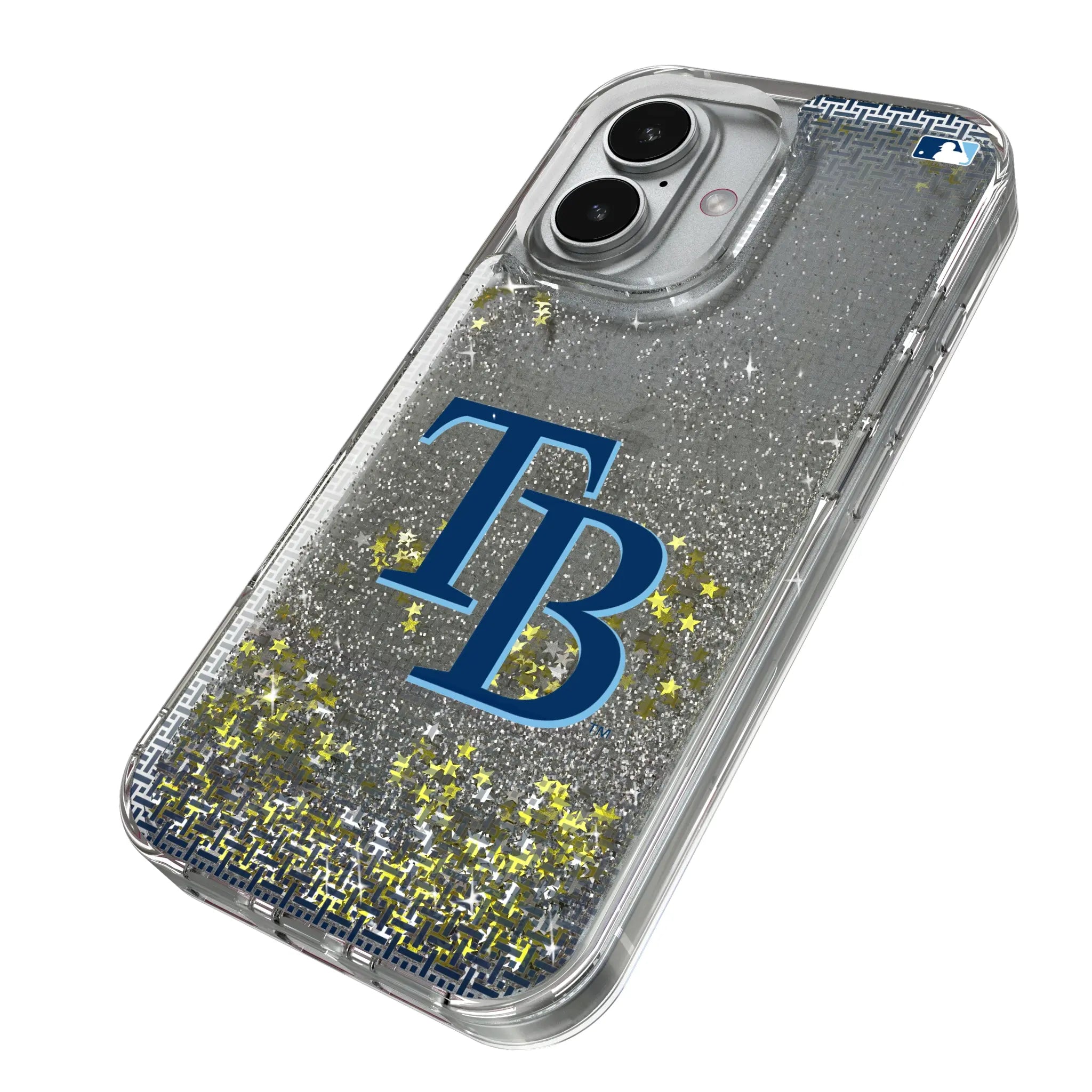 Tampa Bay Rays Linen Glitter Phone Case