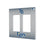 Tampa Bay Rays Linen Hidden-Screw Light Switch Plate
