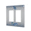 Tampa Bay Rays Linen Hidden-Screw Light Switch Plate