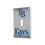Tampa Bay Rays Linen Hidden-Screw Light Switch Plate
