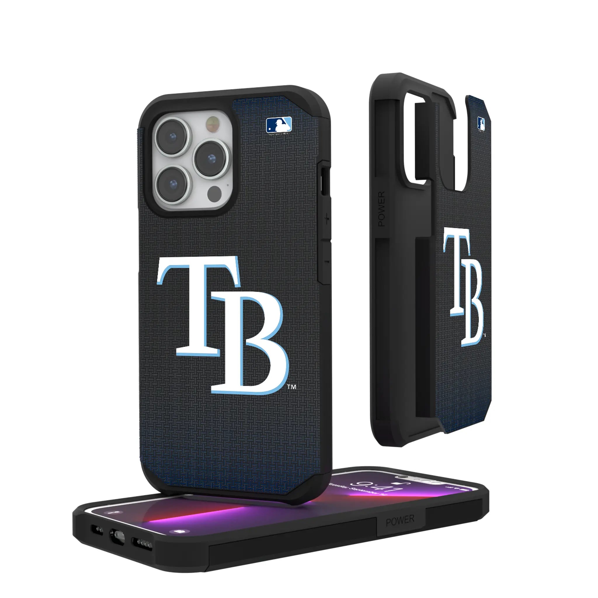 Tampa Bay Rays Linen Rugged Phone Case