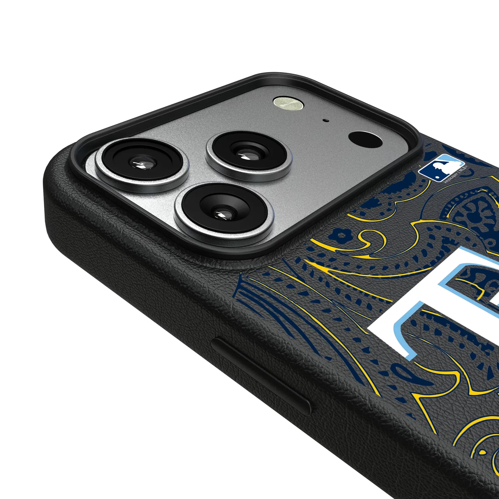 Tampa Bay Rays Paisley MagSafe Compatible Phone Case for Apple iPhone