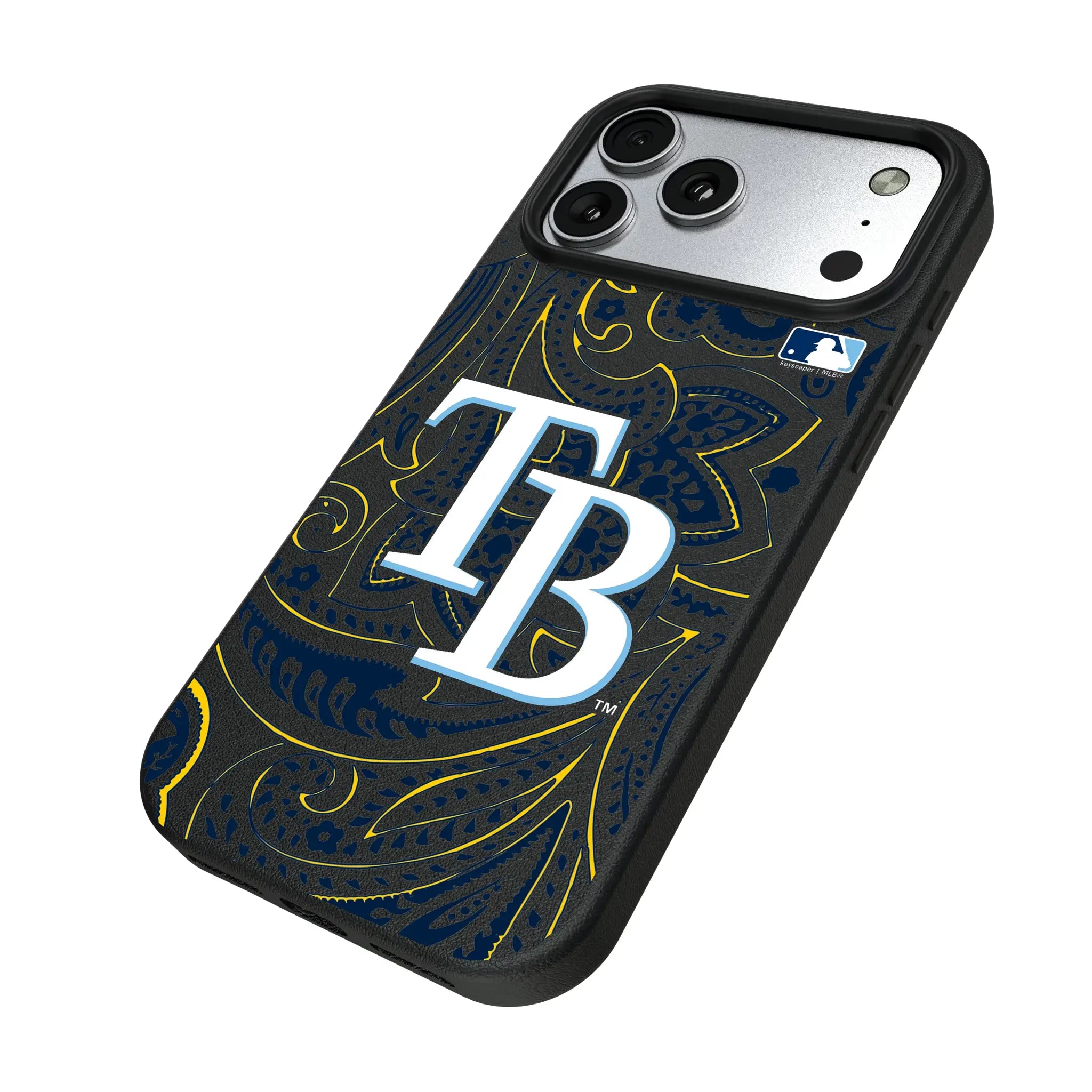 Tampa Bay Rays Paisley MagSafe Compatible Phone Case for Apple iPhone