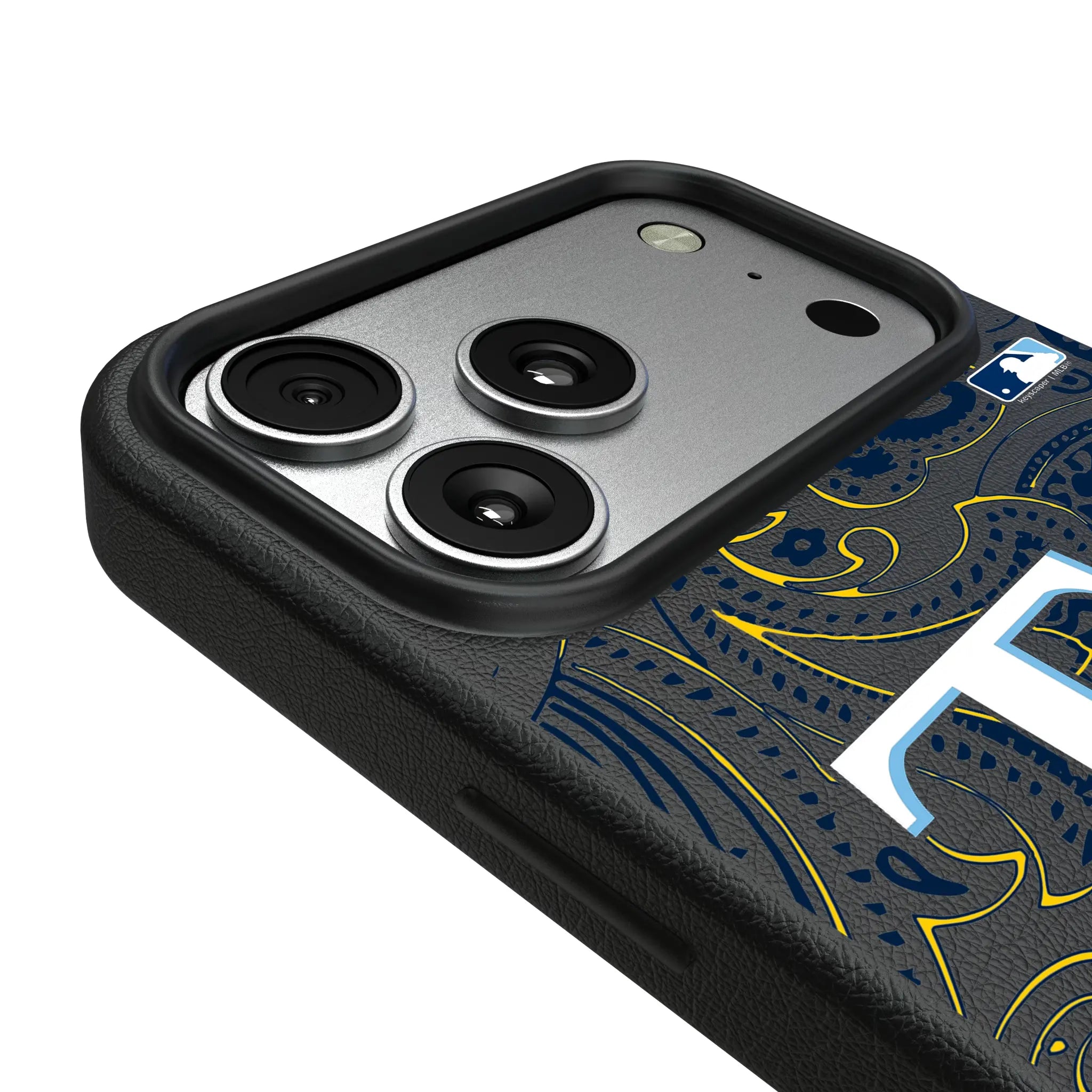 Tampa Bay Rays Paisley MagSafe Compatible Phone Case for Apple iPhone