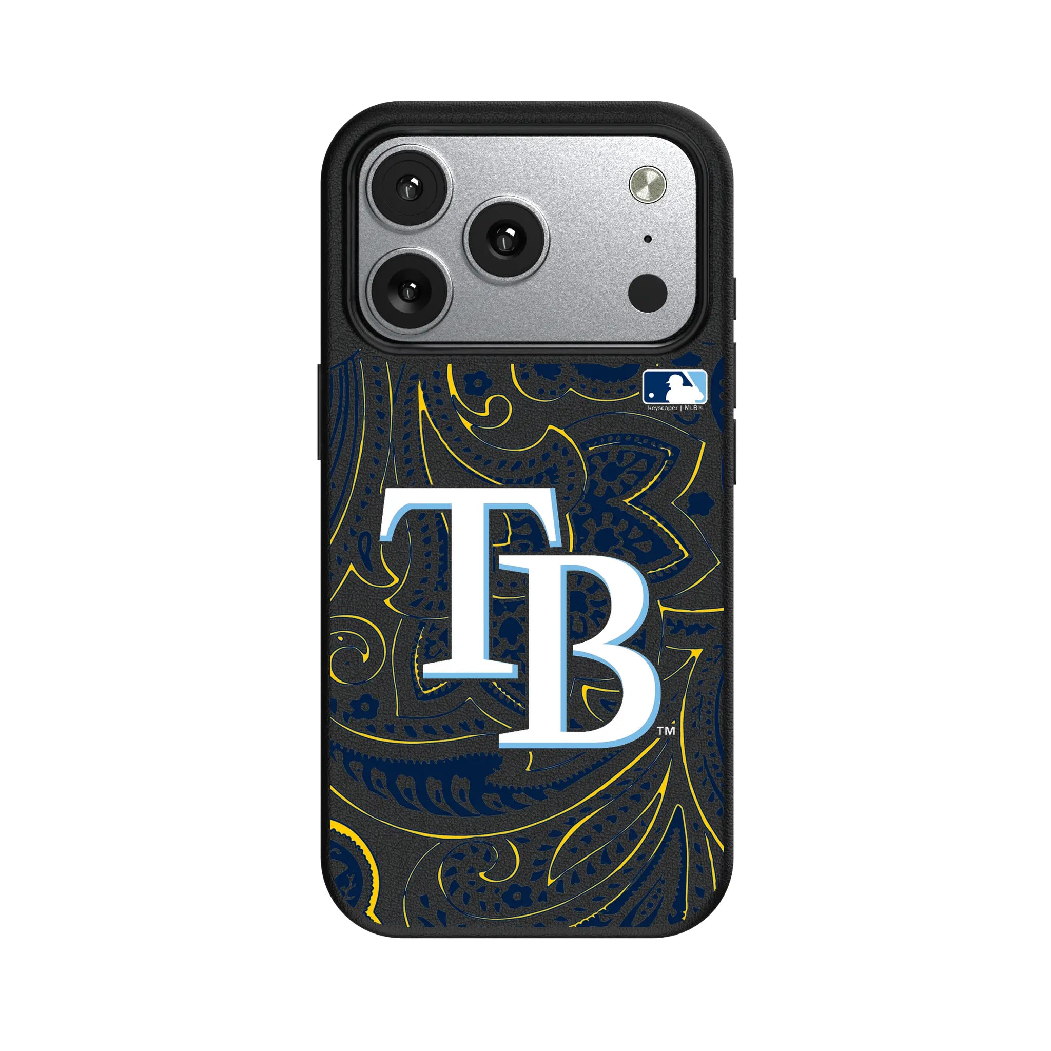 Tampa Bay Rays Paisley MagSafe Compatible Phone Case for Apple iPhone