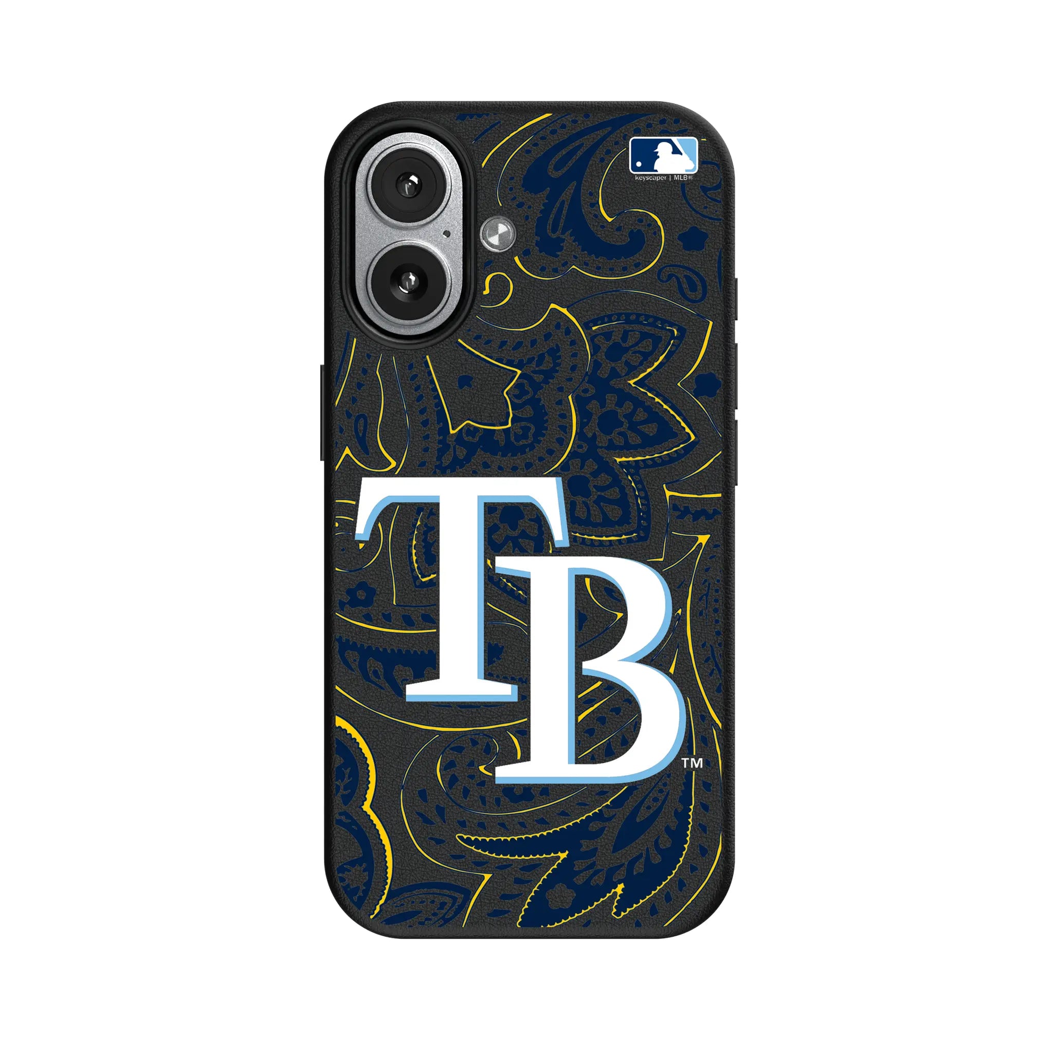 Tampa Bay Rays Paisley MagSafe Compatible Phone Case for Apple iPhone