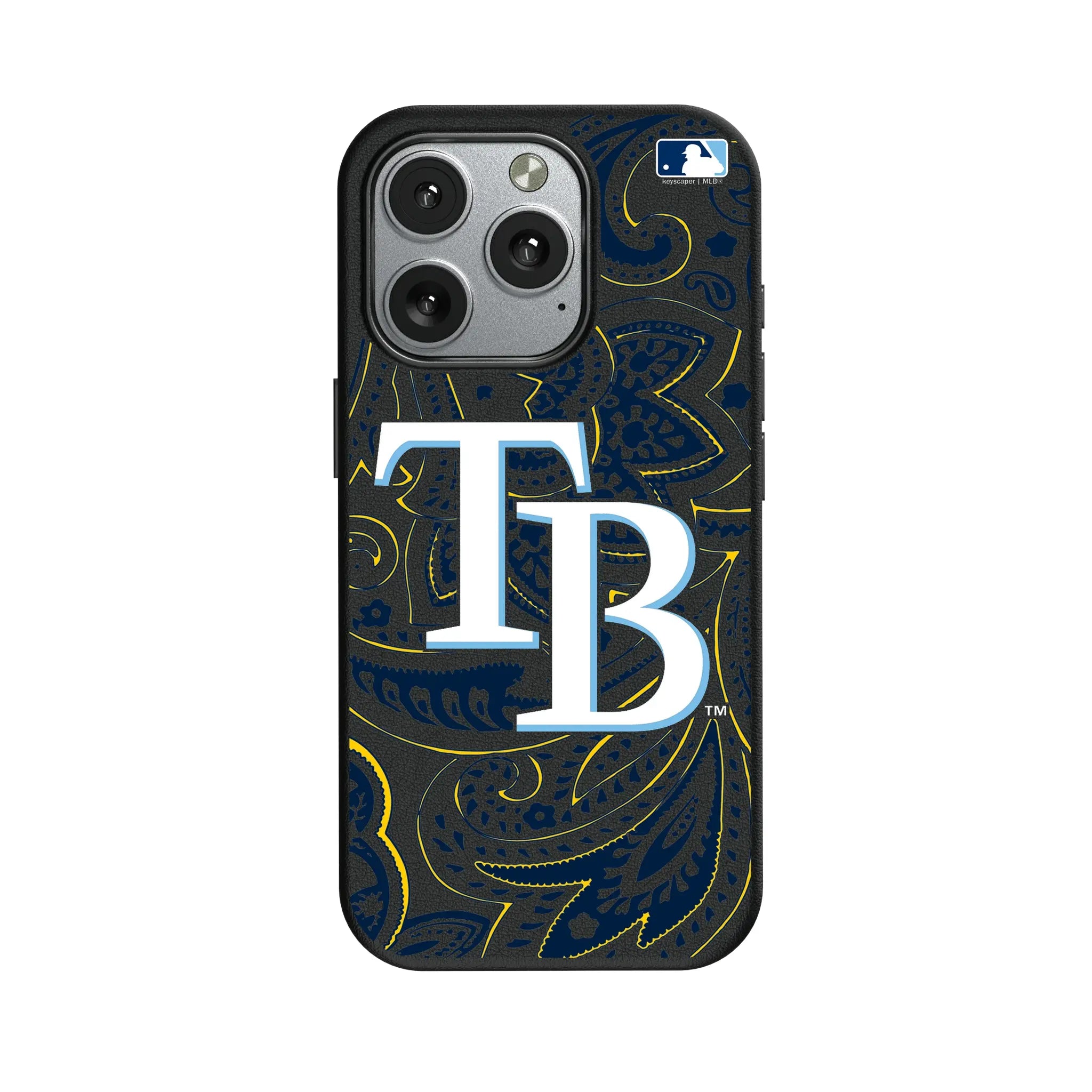 Tampa Bay Rays Paisley MagSafe Compatible Phone Case for Apple iPhone